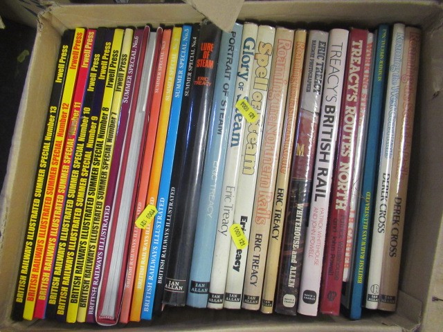 FIVE BOXES OF RAILWAY BOOKS Image