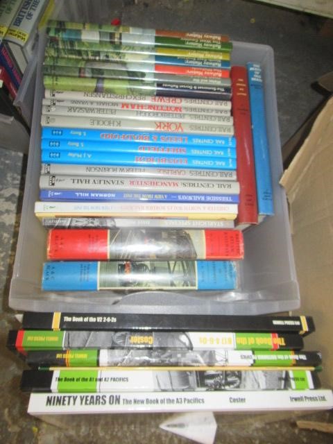 FIVE BOXES OF RAILWAY BOOKS Image
