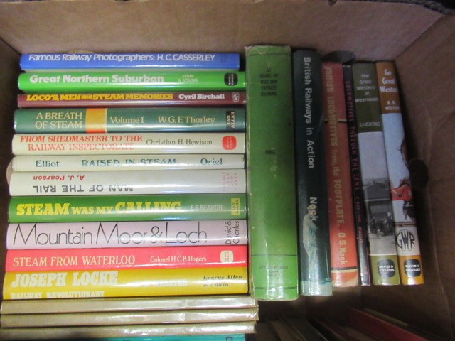 BOX OF RAILWAY BOOKS Image