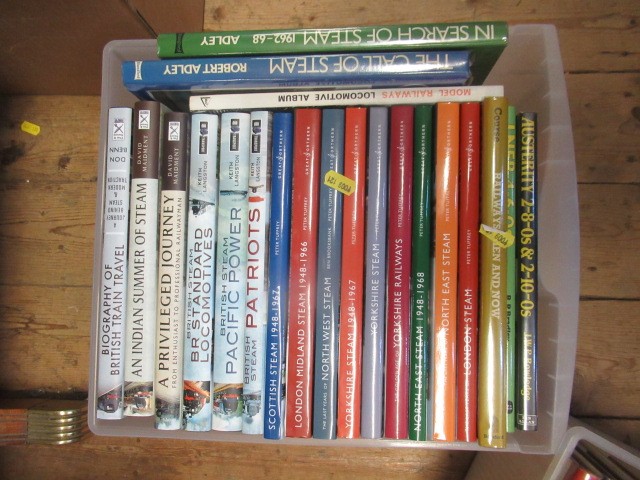 TWO BOXES OF RAILWAY BOOKS Image