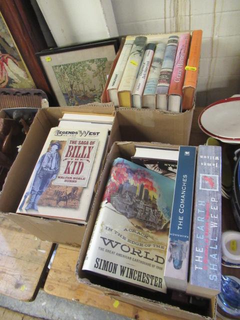 THREE BOXES OF BOOKS Image