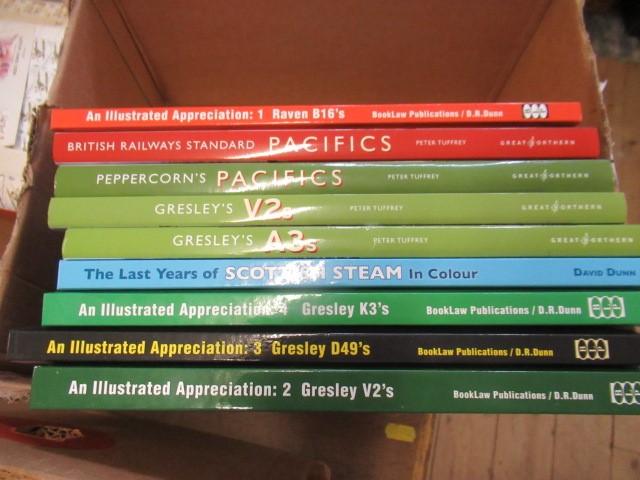 THREE BOXES OF RAILWAY BOOKS Image