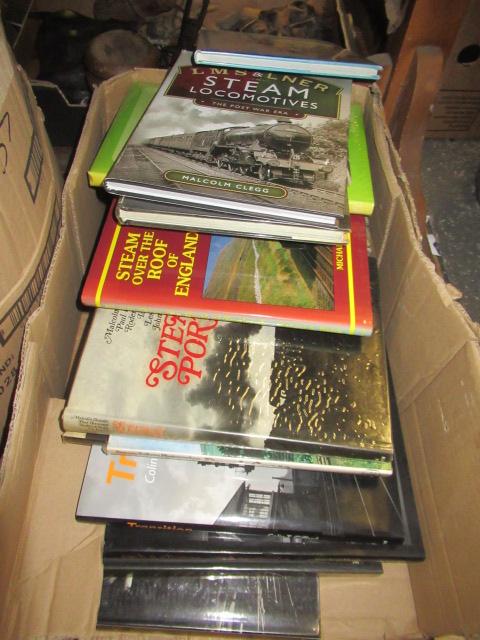 BOX OF RAILWAY BOOKS Image