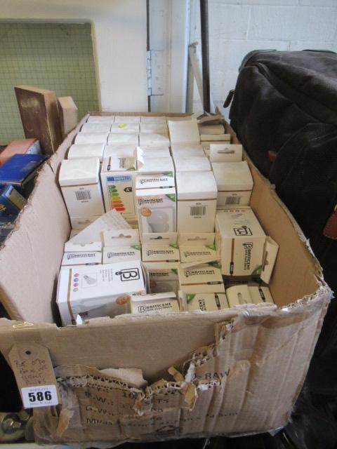 BOX OF LIGHT BULBS Image