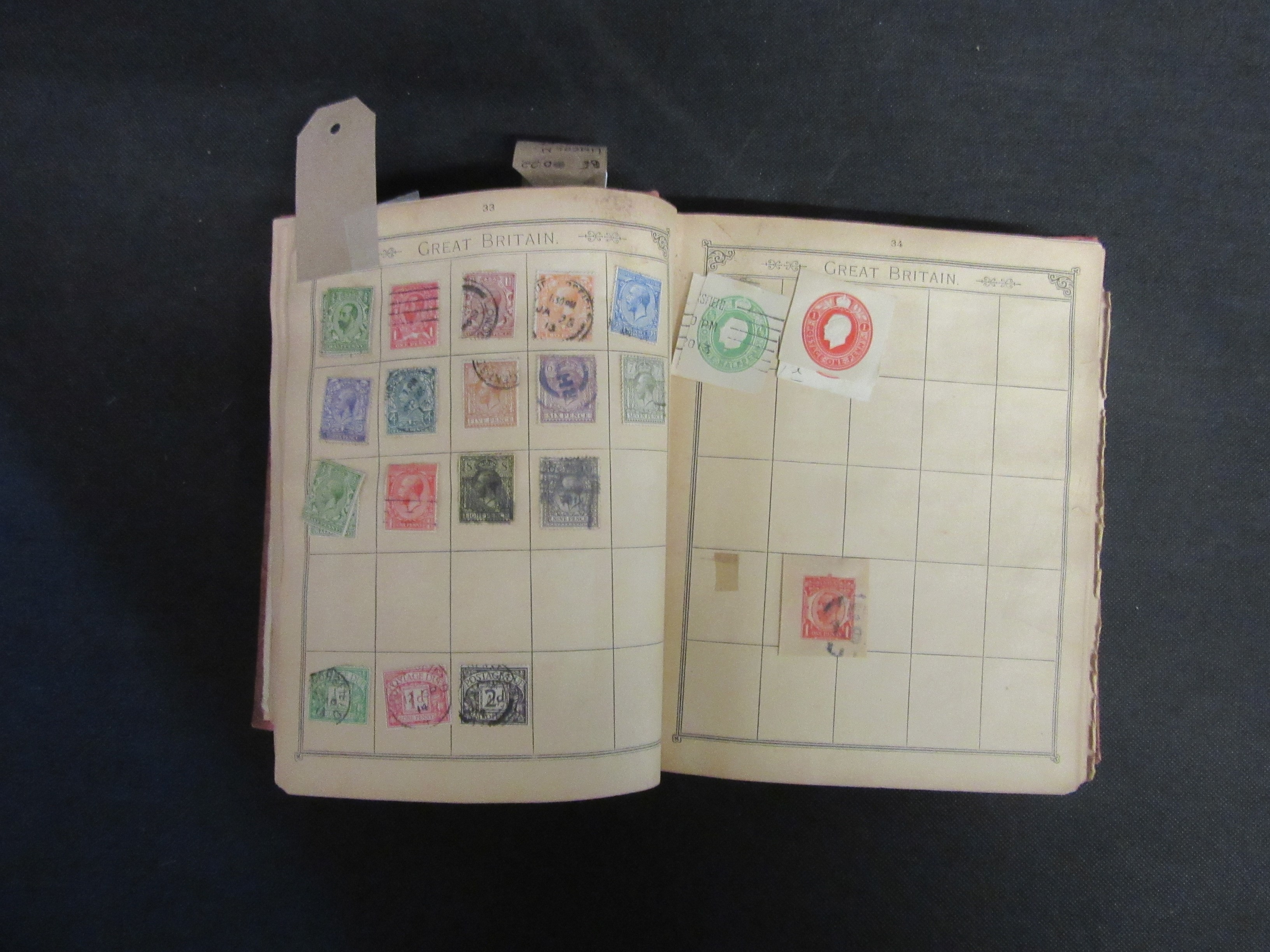 LINCOLN ALBUM OF 19TH CENTURY UK AND WORLD STAMPS Image