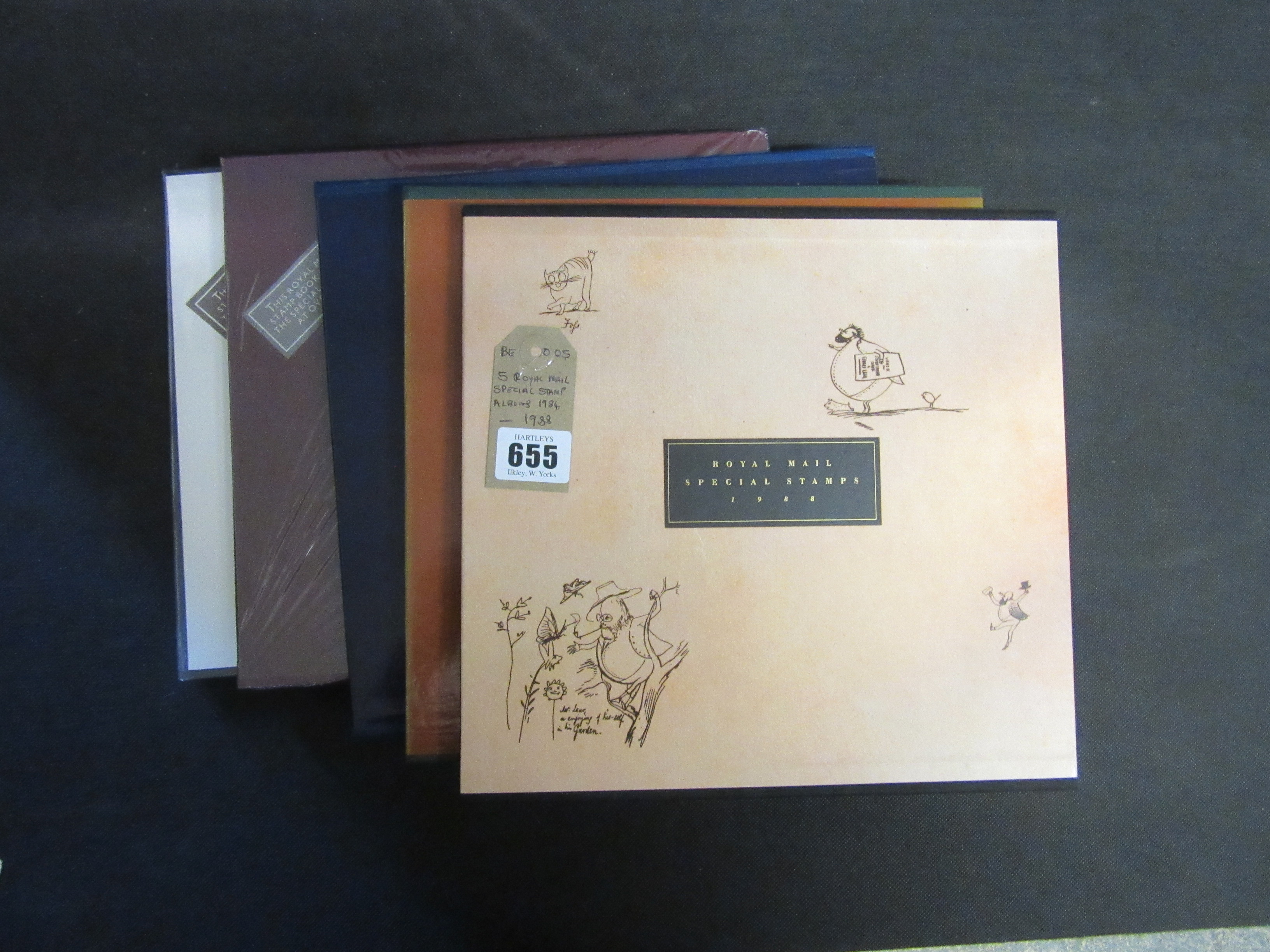 FIVE ROYAL MAIL SPECIAL STAMP ALBUMS 1984-88 Image