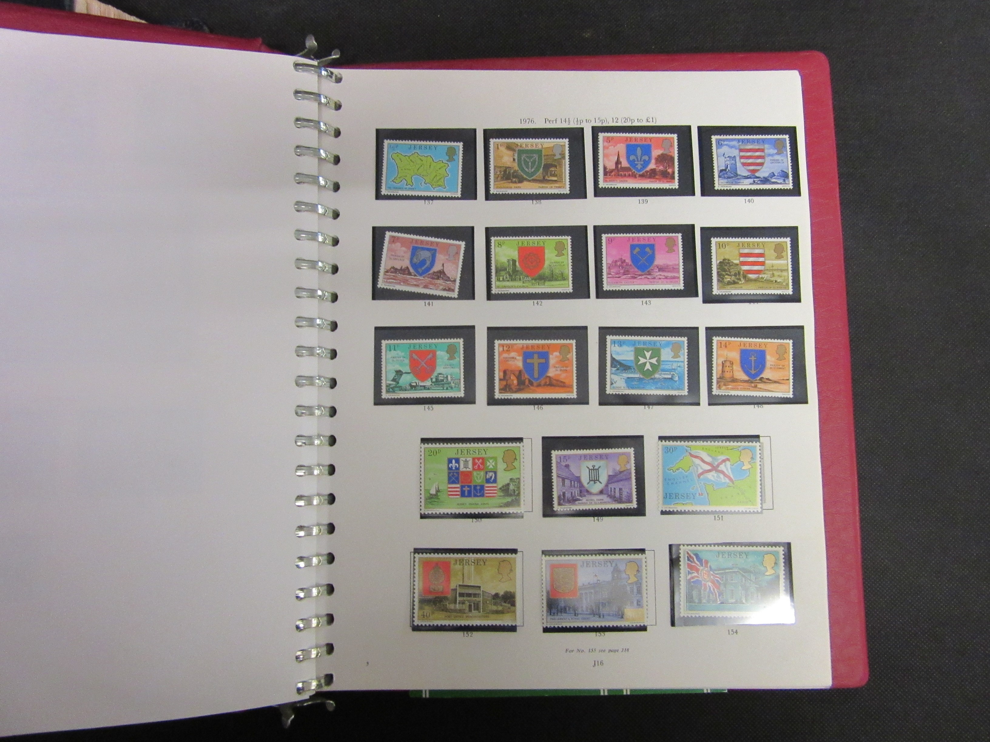 INTERNATIONAL AND CHANNEL ISLANDS ALBUMS OF STAMPS Image