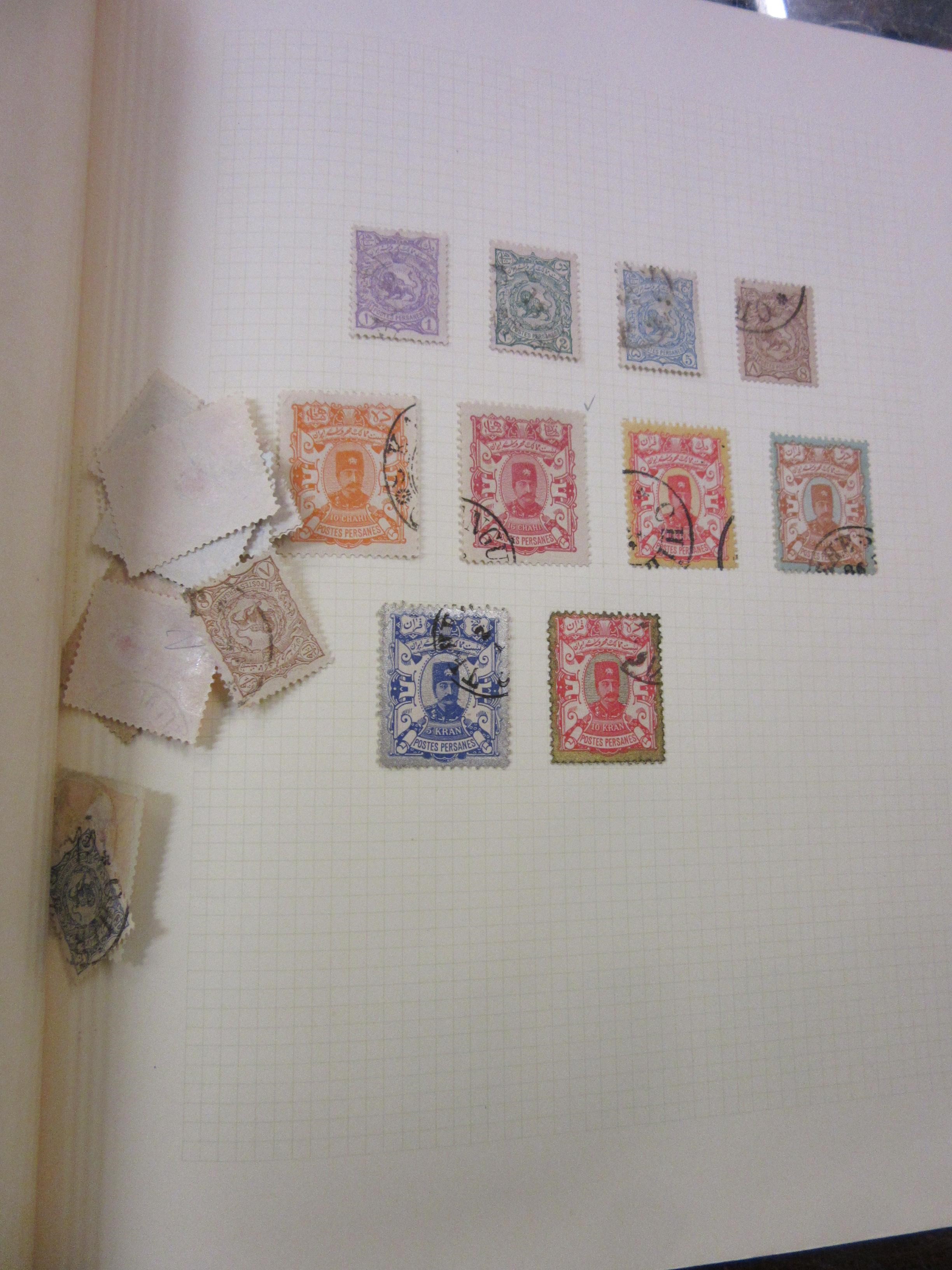 PERSIAN / IRANIAN STAMP ALBUM CIRCA 1876-1929 Image