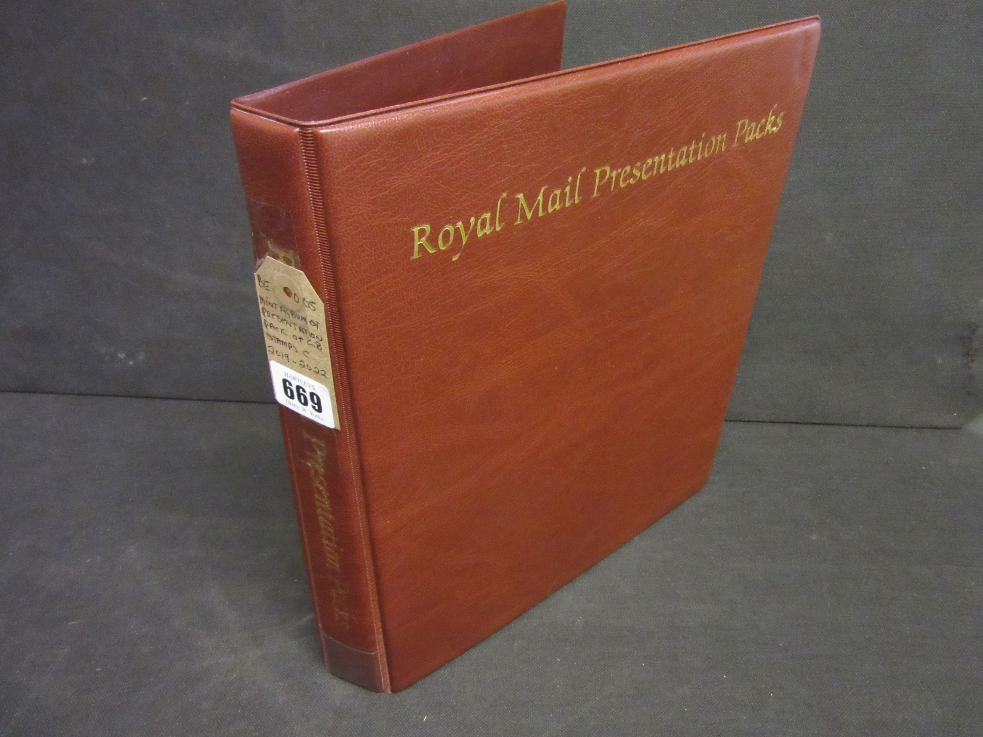 MINT ALBUM OF PRESENTATION PACKS OF GB STAMPS CIRCA 2019-2022 Image