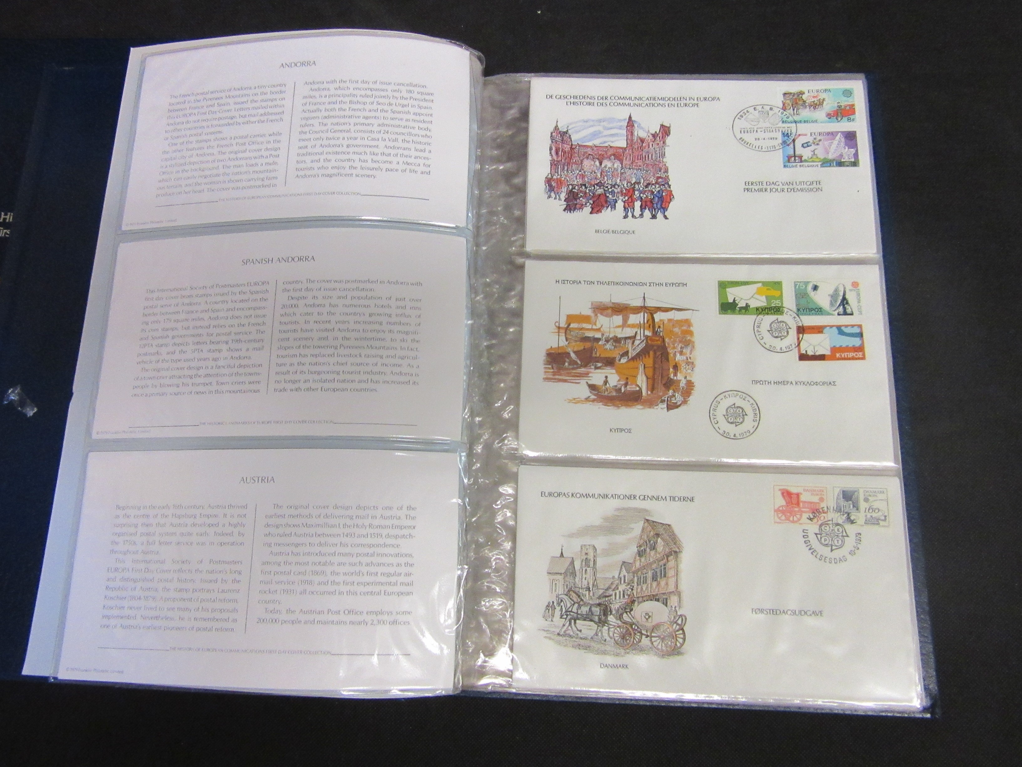 TWO ALBUMS OF EUROPEAN FIRST DAY COVERS Image