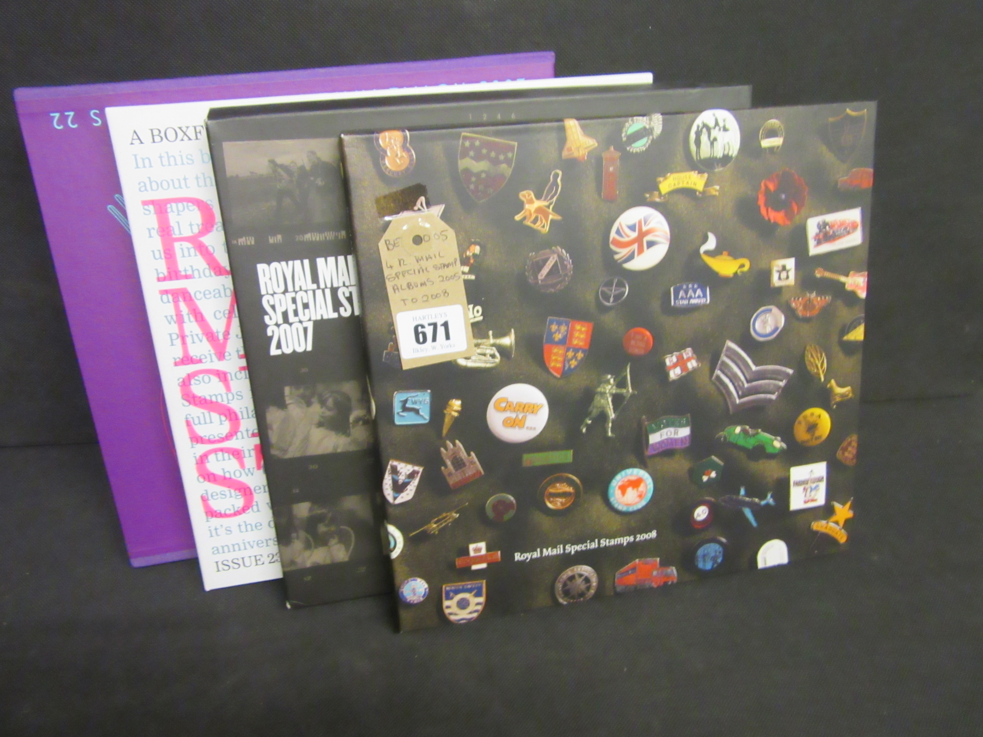 FOUR ROYAL MAIL SPECIAL STAMP ALBUMS 2005-2008 Image