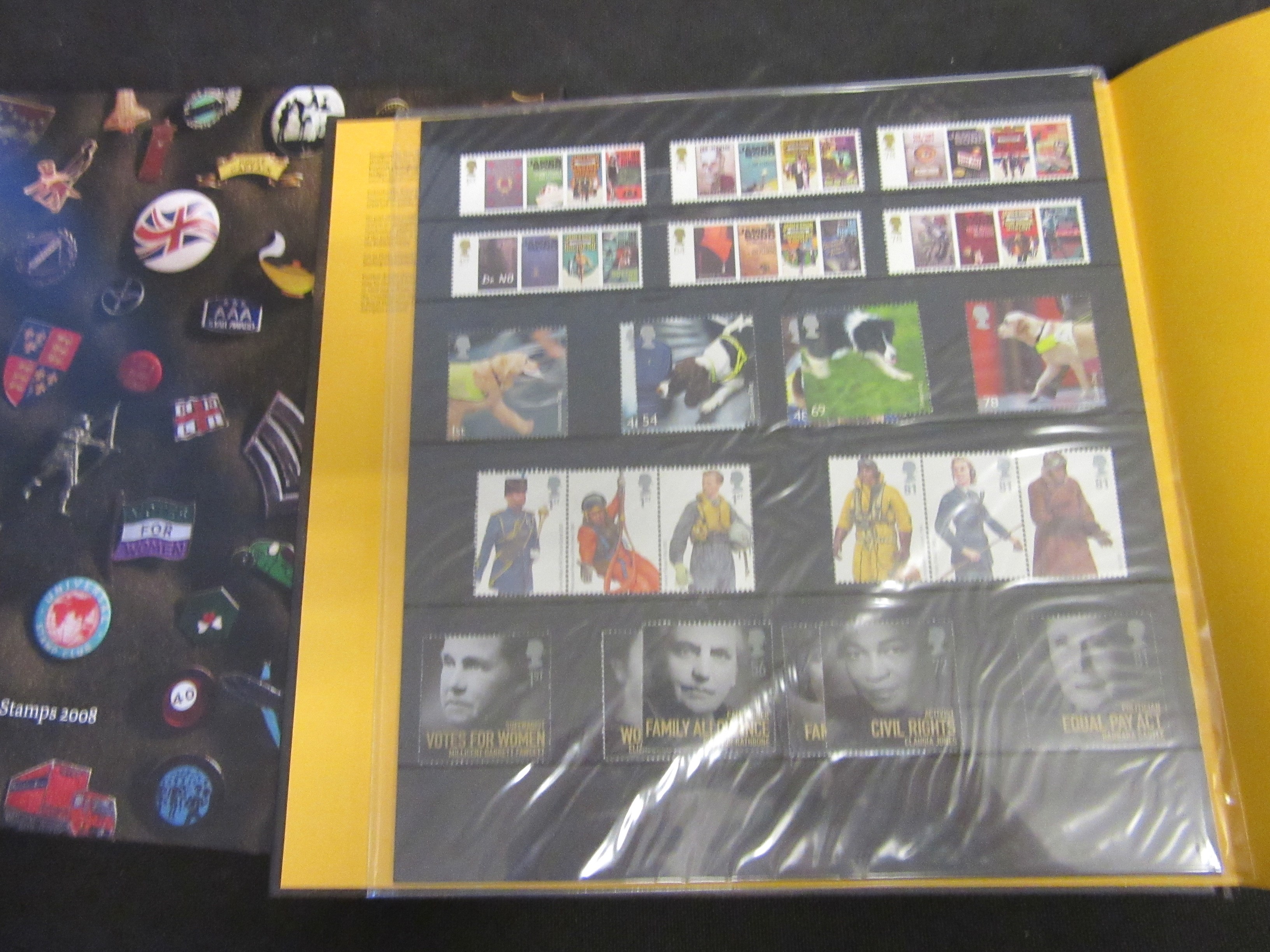 FOUR ROYAL MAIL SPECIAL STAMP ALBUMS 2005-2008 Image