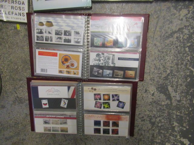 TWO MINT ALBUMS OF GB PRESENTATION PACKS OF STAMPS CIRCA 1999-2006 Image