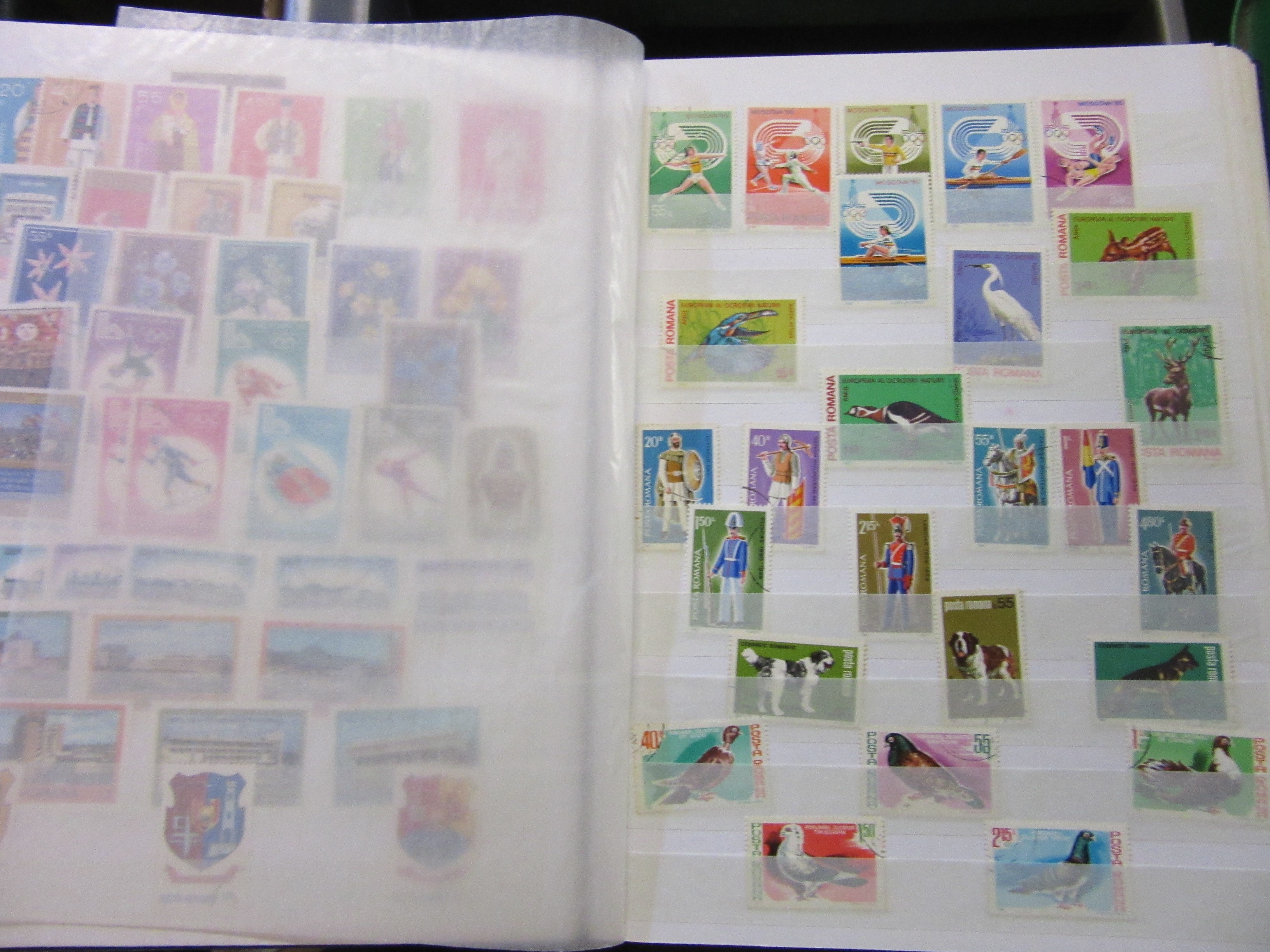 EIGHT ALBUMS OF EUROPEAN STAMPS Image