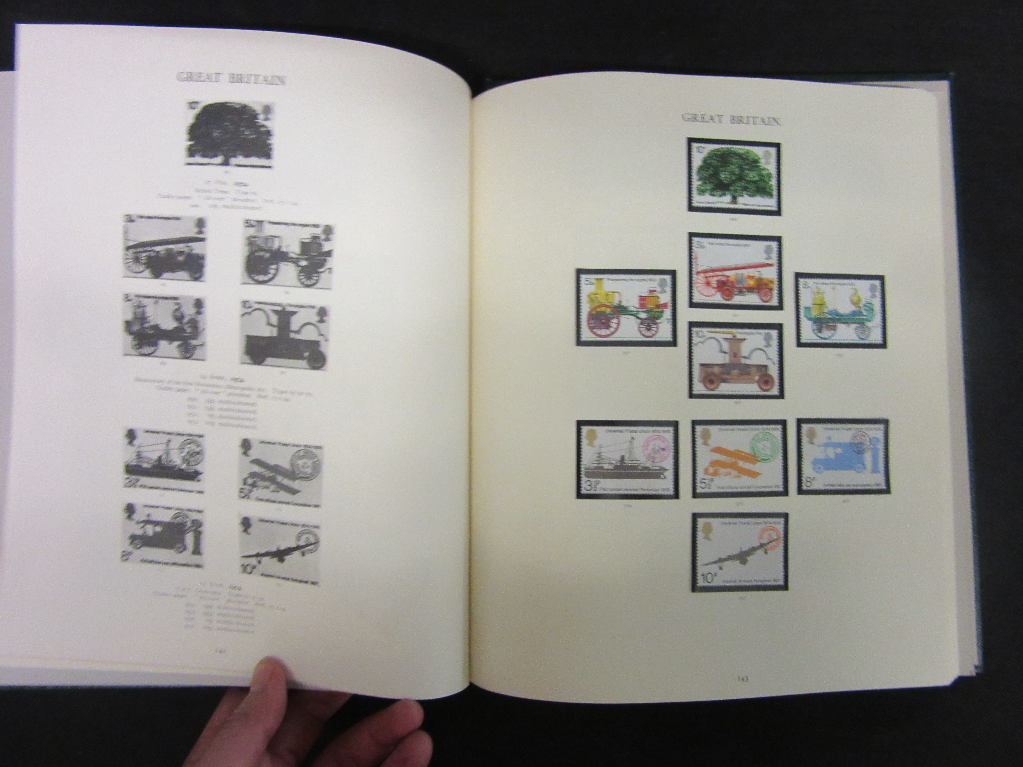 TWO WINDSOR ALBUMS OF GB PRE-DECIMAL AND DECIMAL MINT STAMPS ETC Image