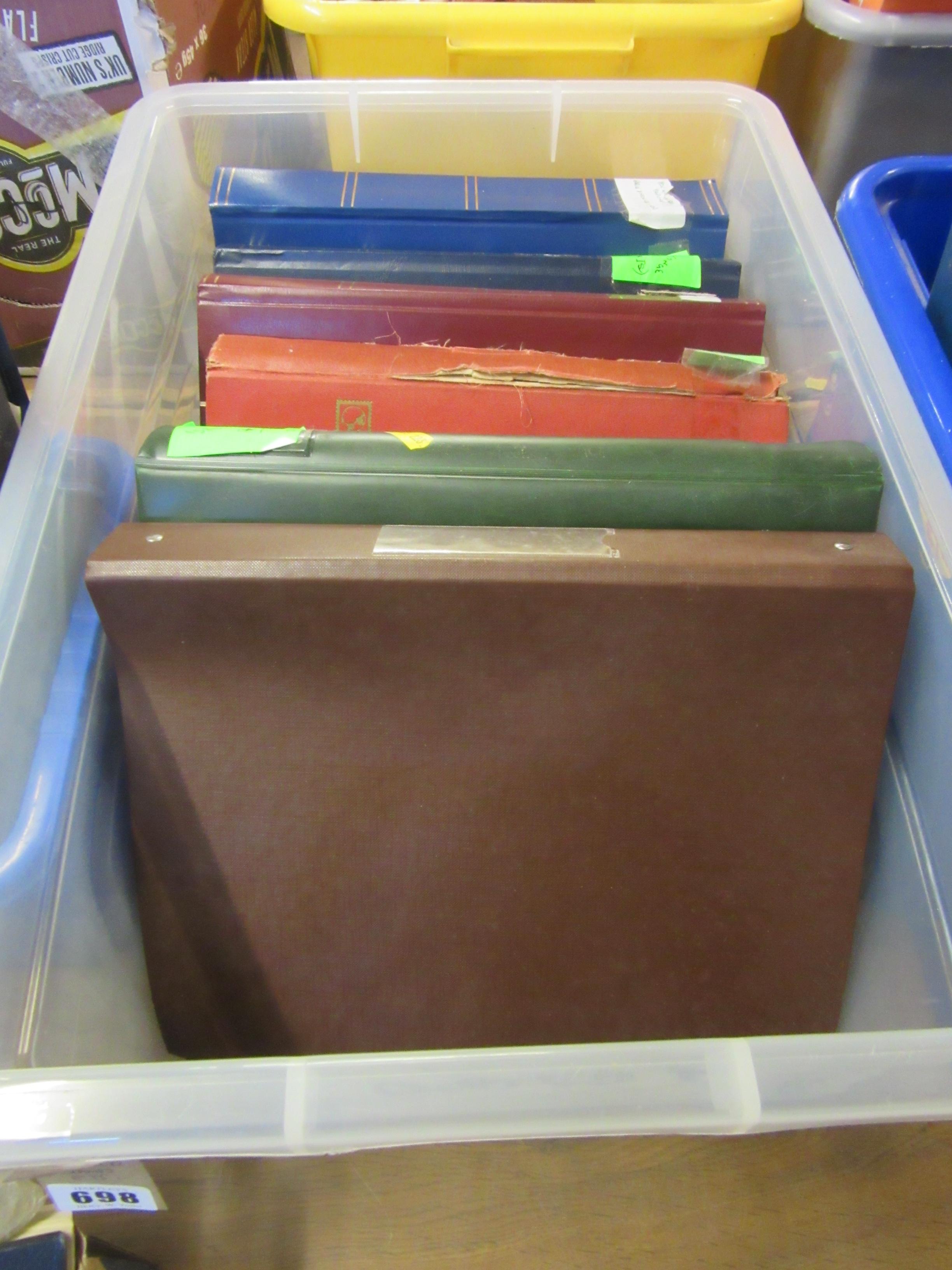 EIGHT ALBUMS OF WORLD STAMPS ETC Image