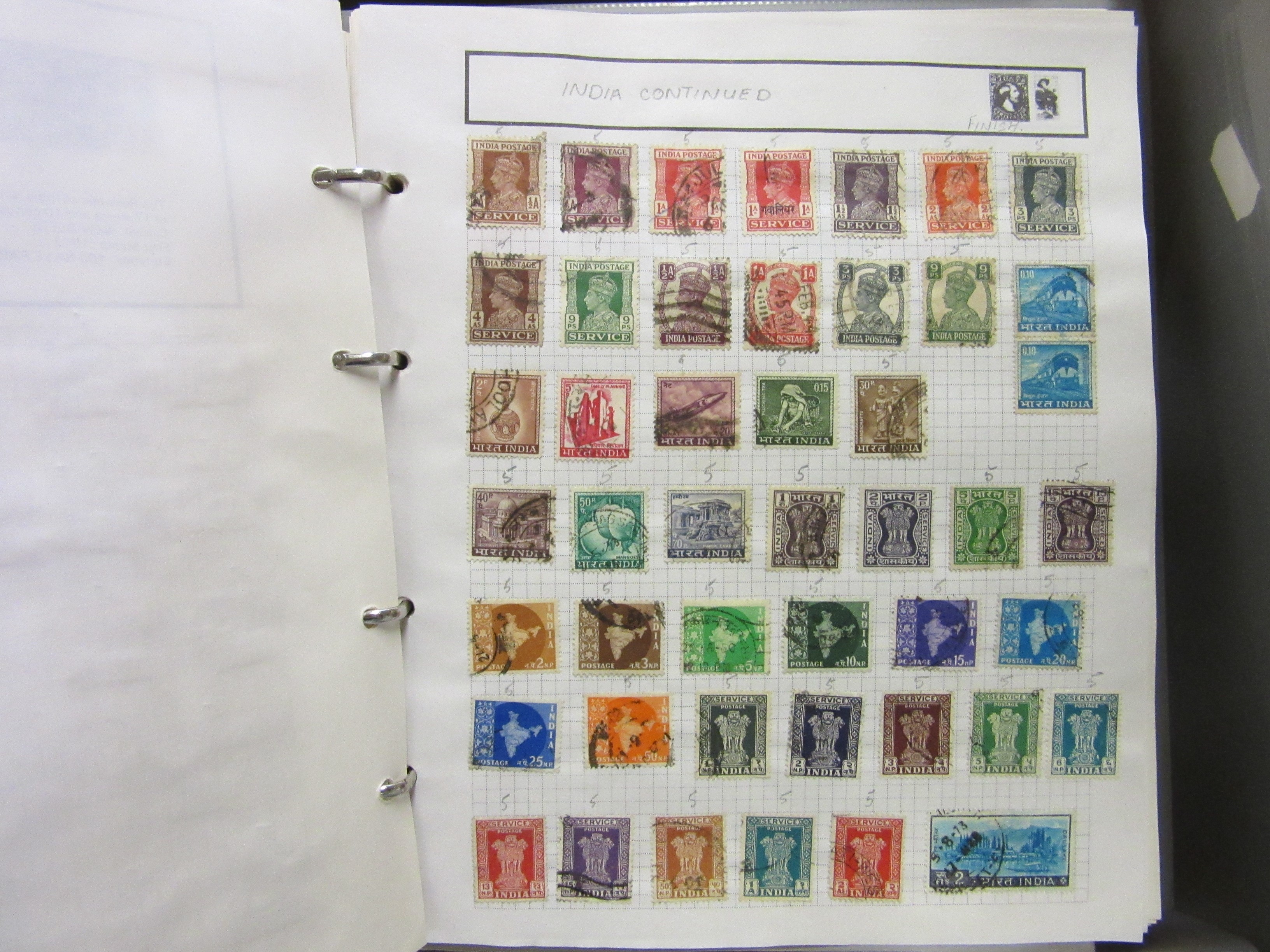 BOX OF STAMP ALBUMS WITH VATICAN STAMP AND COIN SETS Image