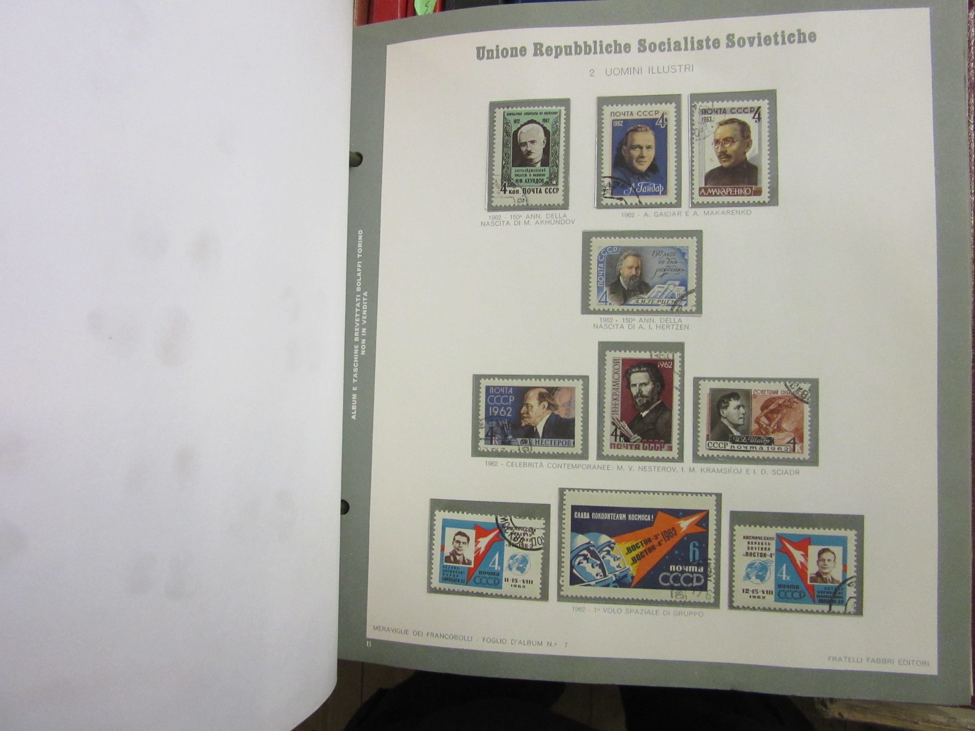 TWELVE ALBUMS OF EUROPEAN STAMPS AND A BOX OF LOOSE STAMPS Image