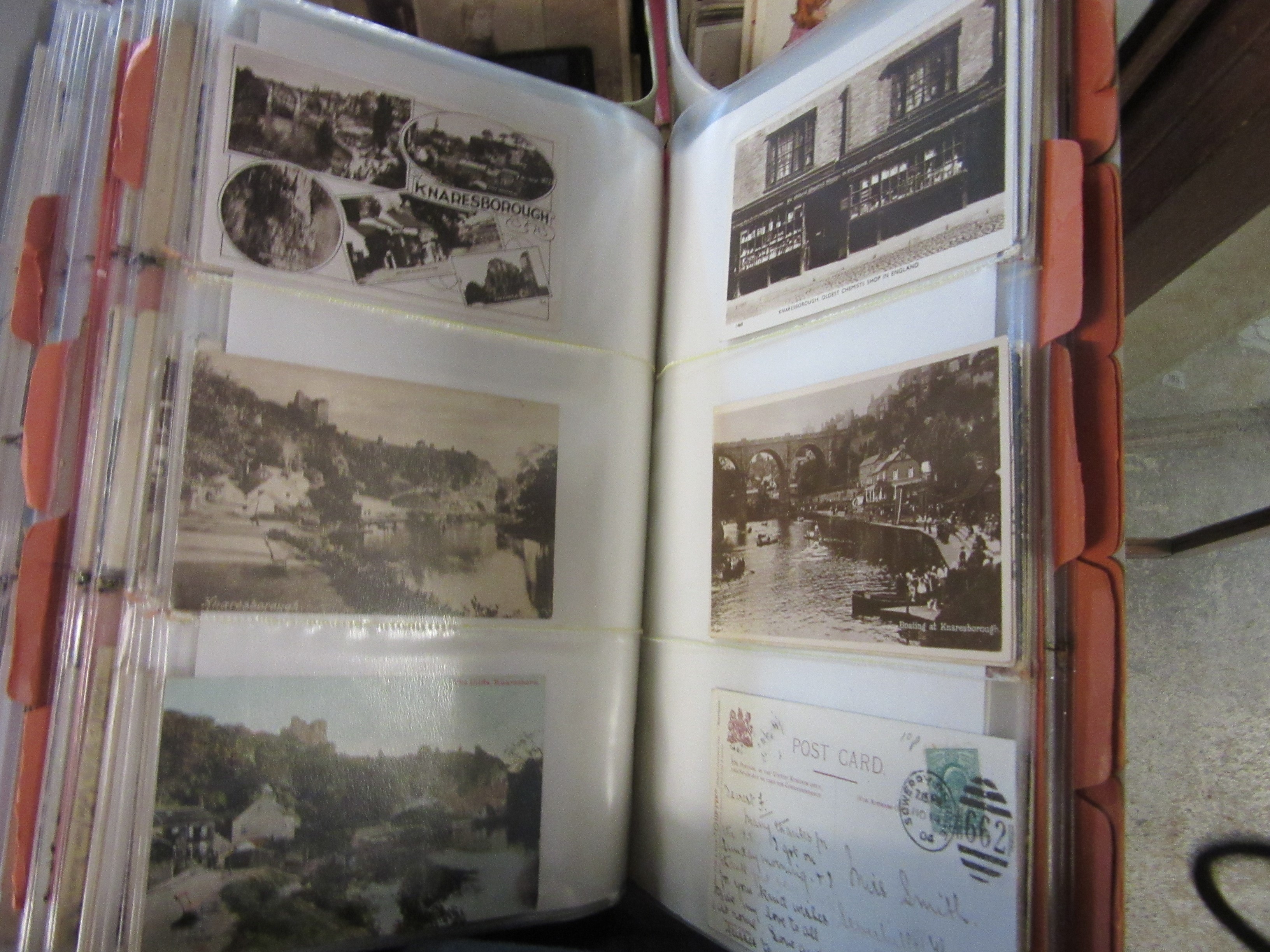 WELL STOCKED ALBUM OF BRADFORD, LEEDS AND OTHER YORKSHIRE SCENE POSTCARDS Image