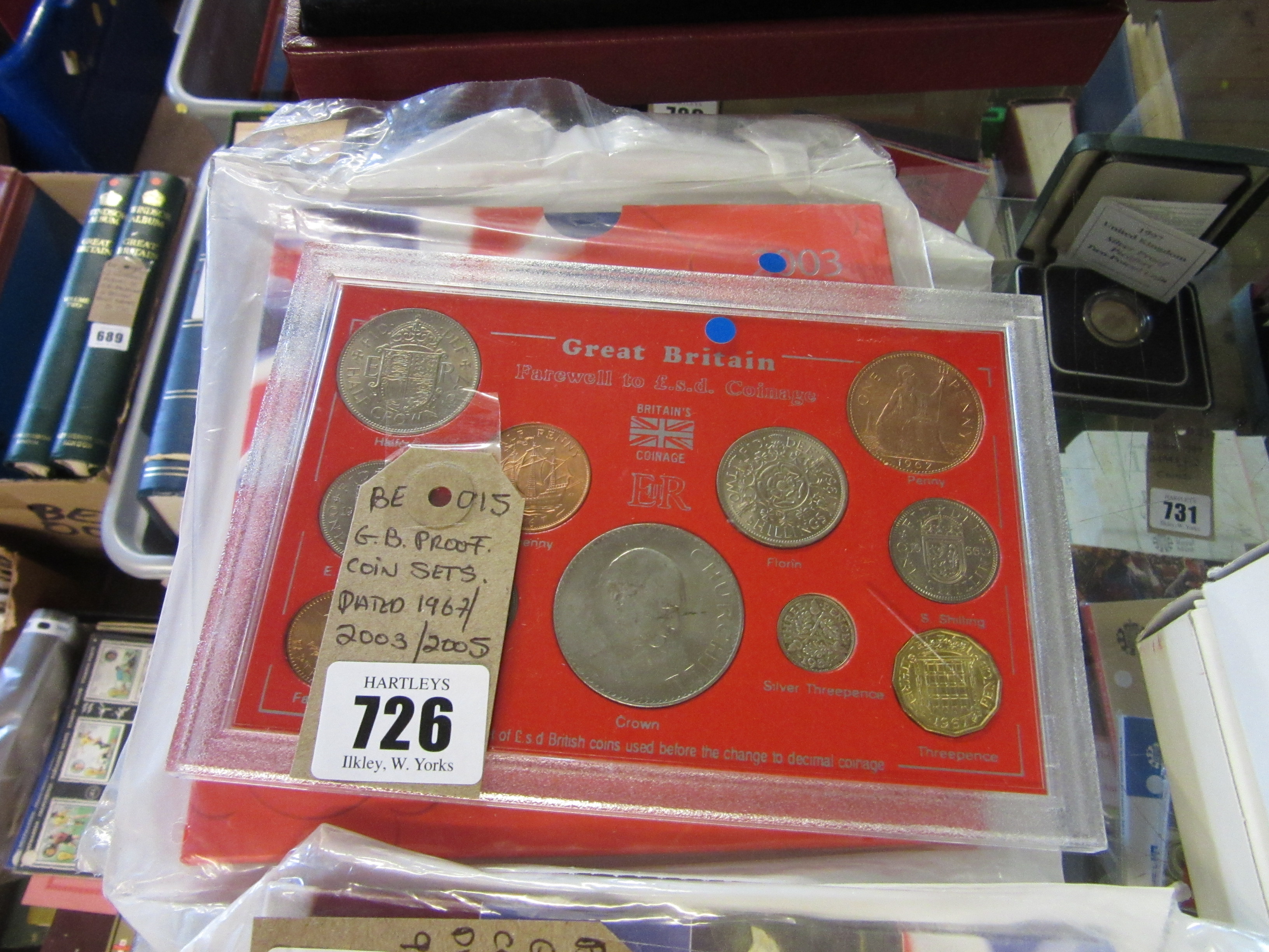 GB PROOF COIN SETS DATED 1967, 2003 AND 2005 Image