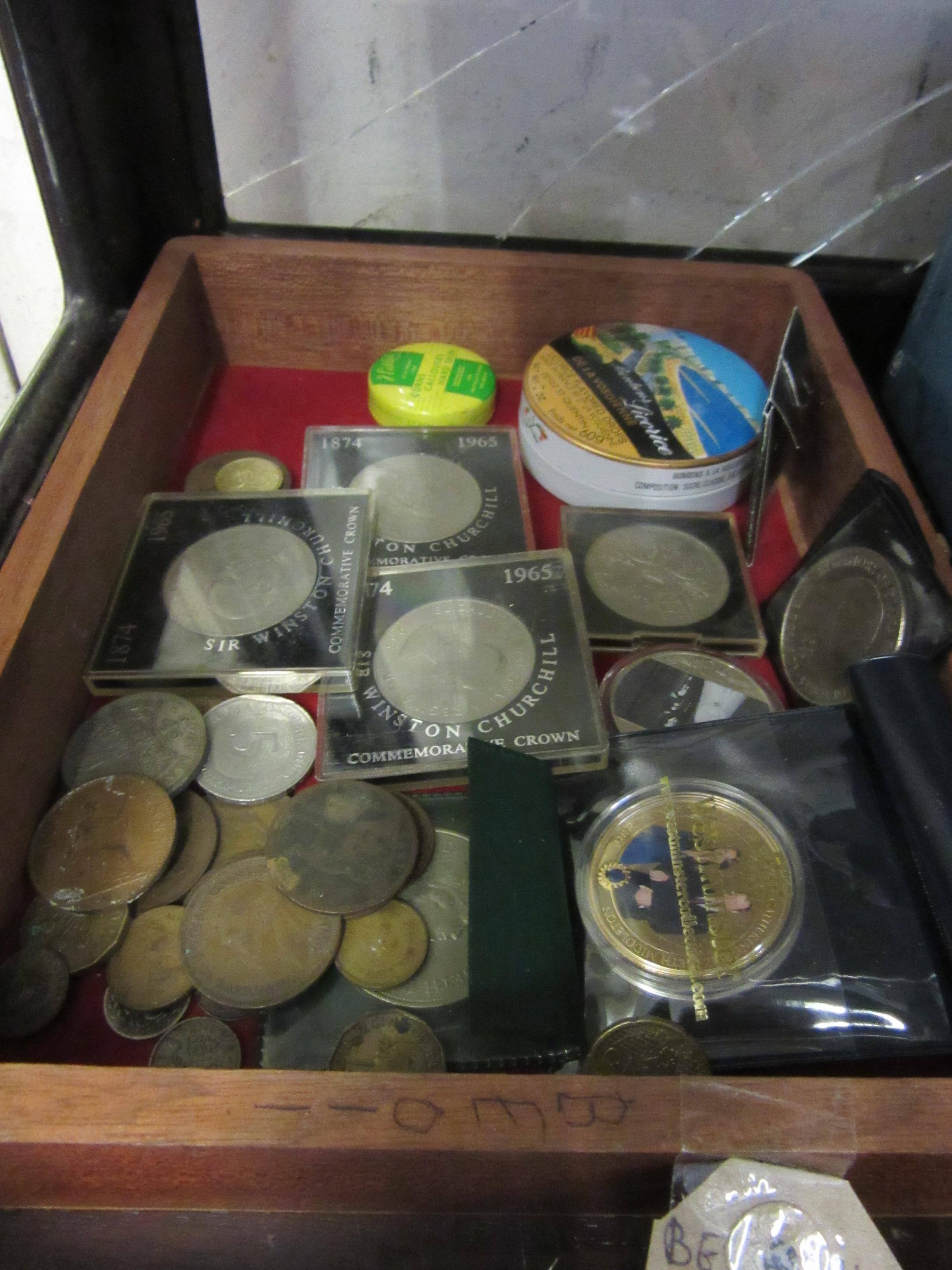 QUANTITY OF MAINLY UK COINS INCLUDING SOME SILVER Image