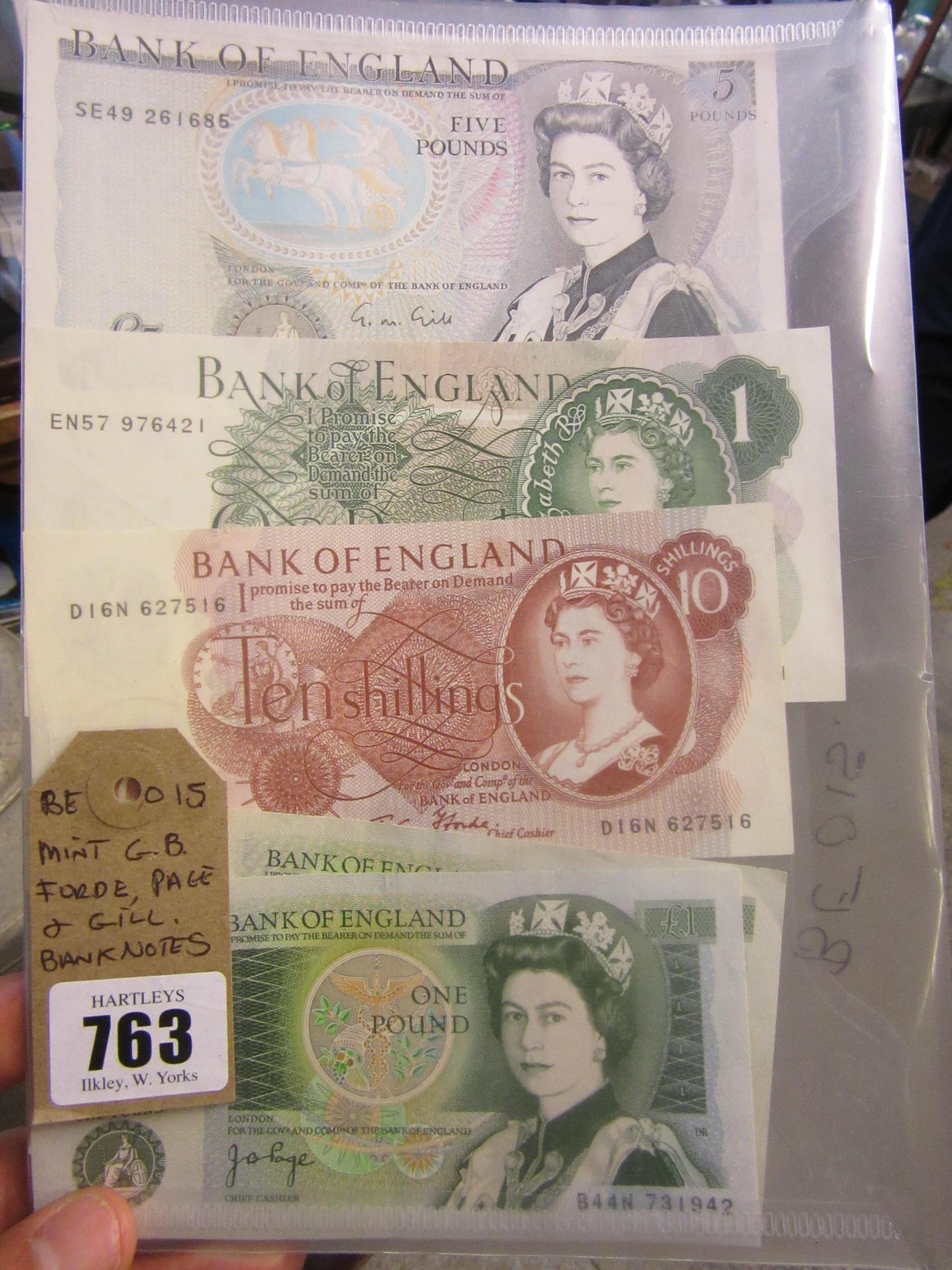 MINT GB FORDE, PAGE AND GILL BANK NOTES Image