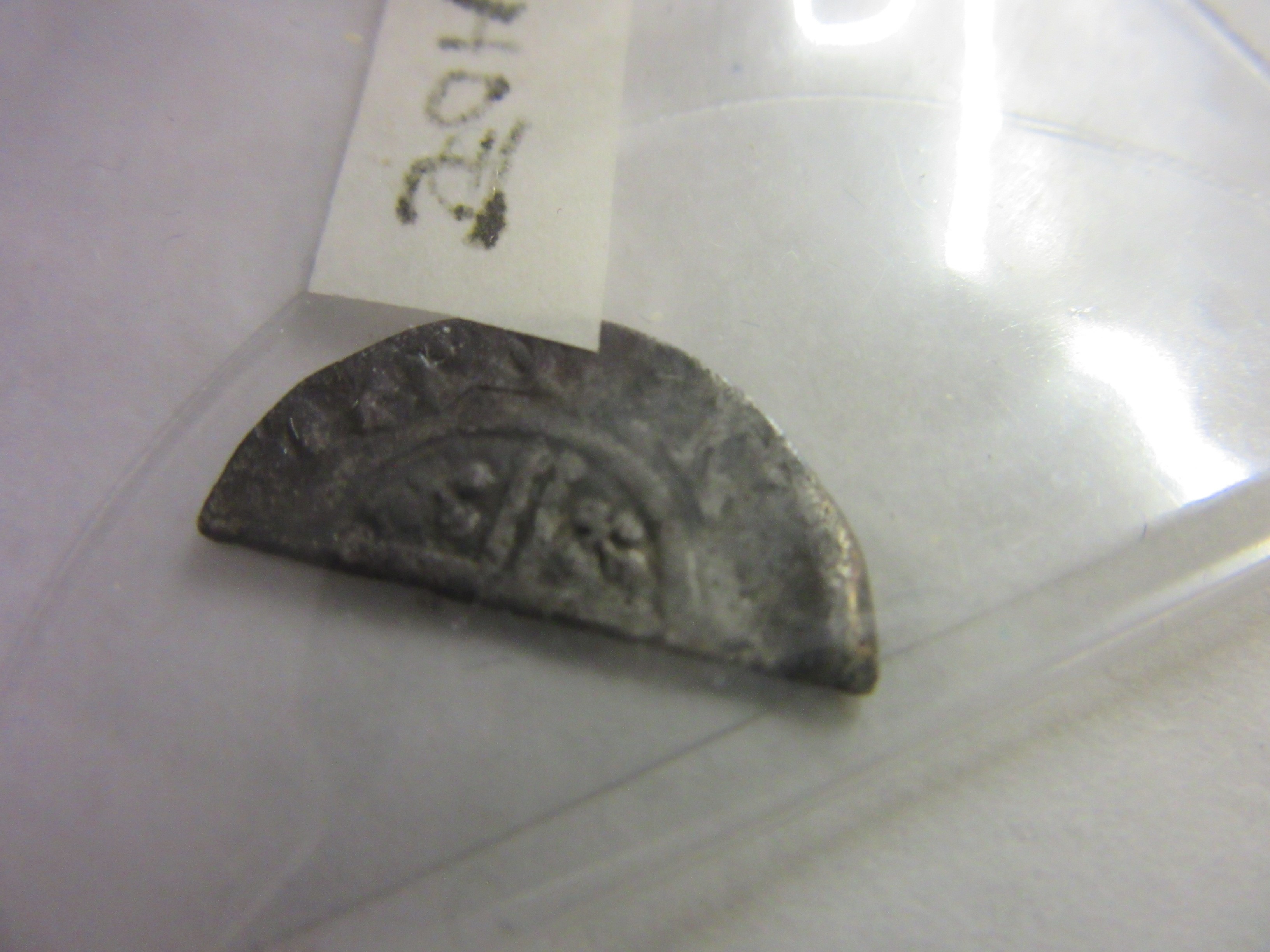 SILVER MEDIEVAL BRITISH COINS AND A CASED COIN Image