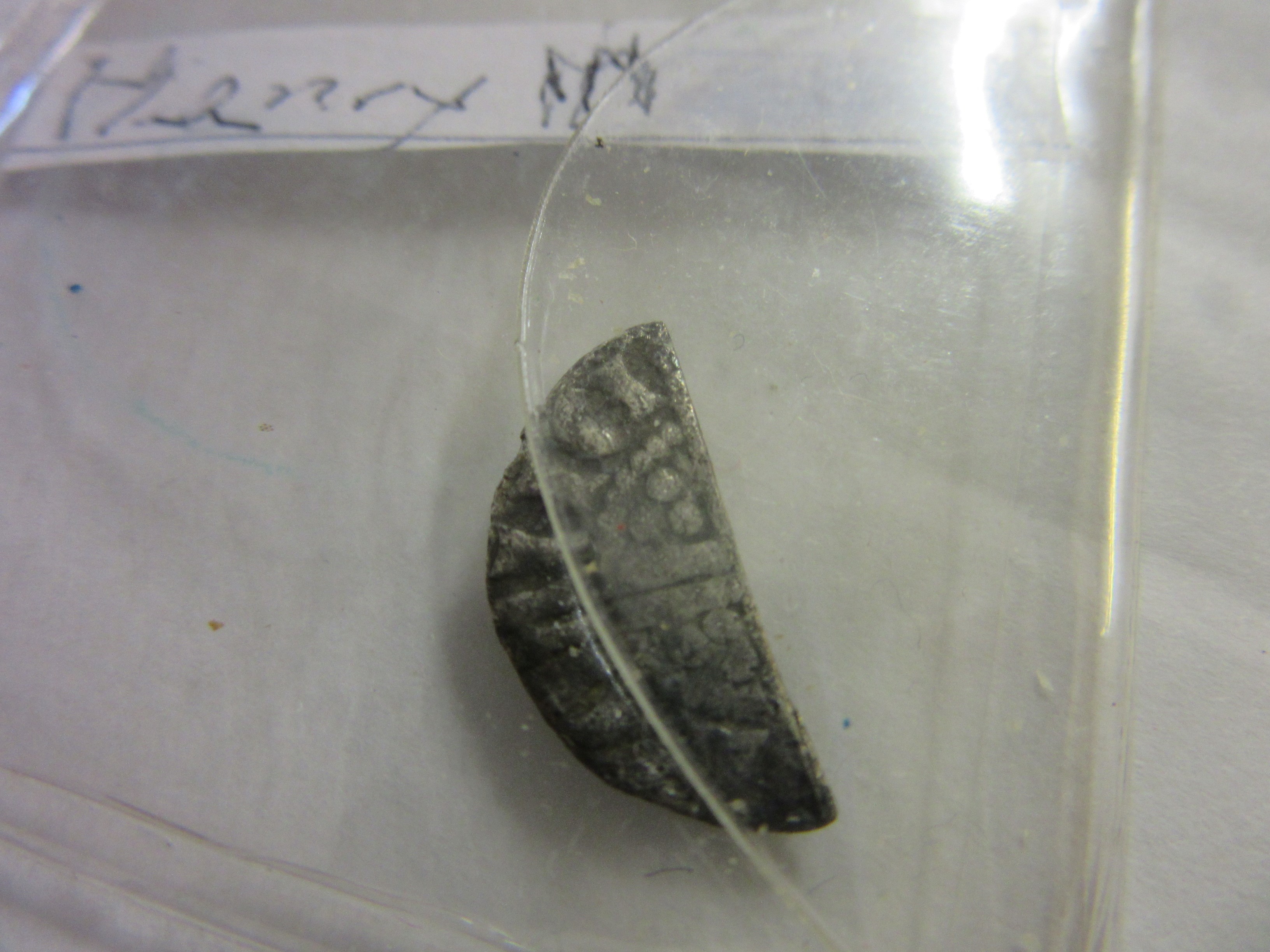 SILVER MEDIEVAL BRITISH COINS AND A CASED COIN Image