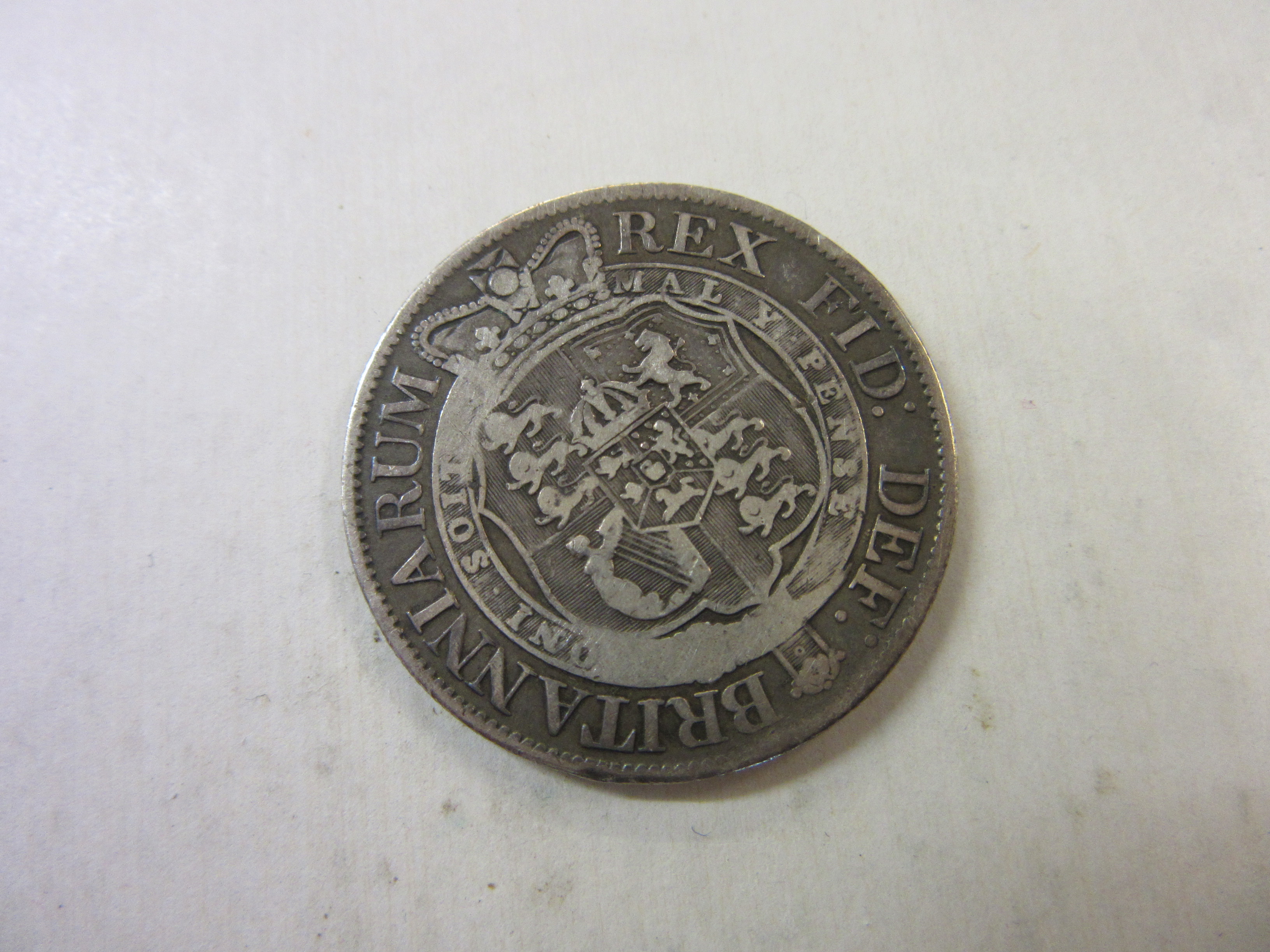 SILVER 1817 HALF CROWN Image