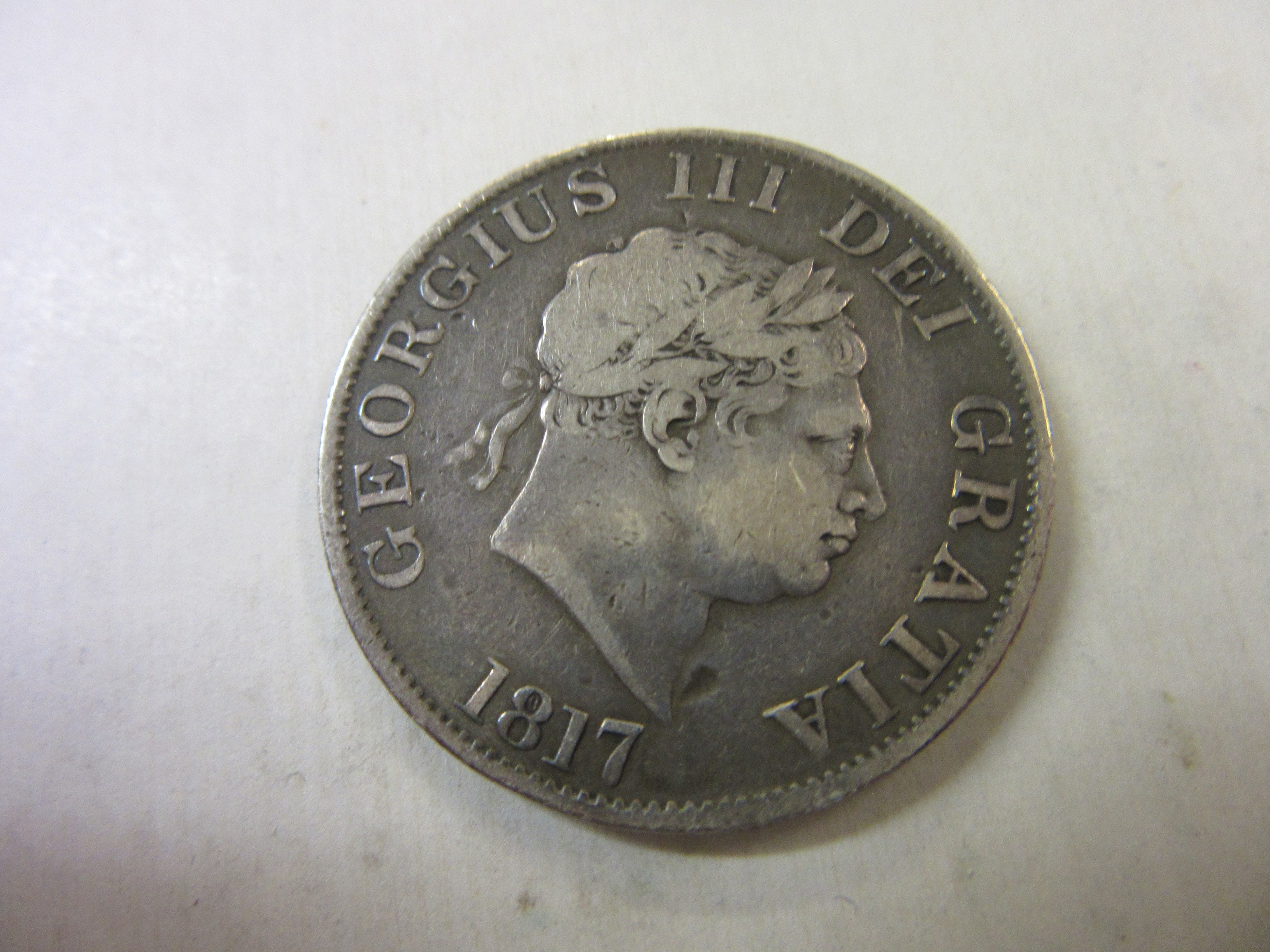 SILVER 1817 HALF CROWN Image