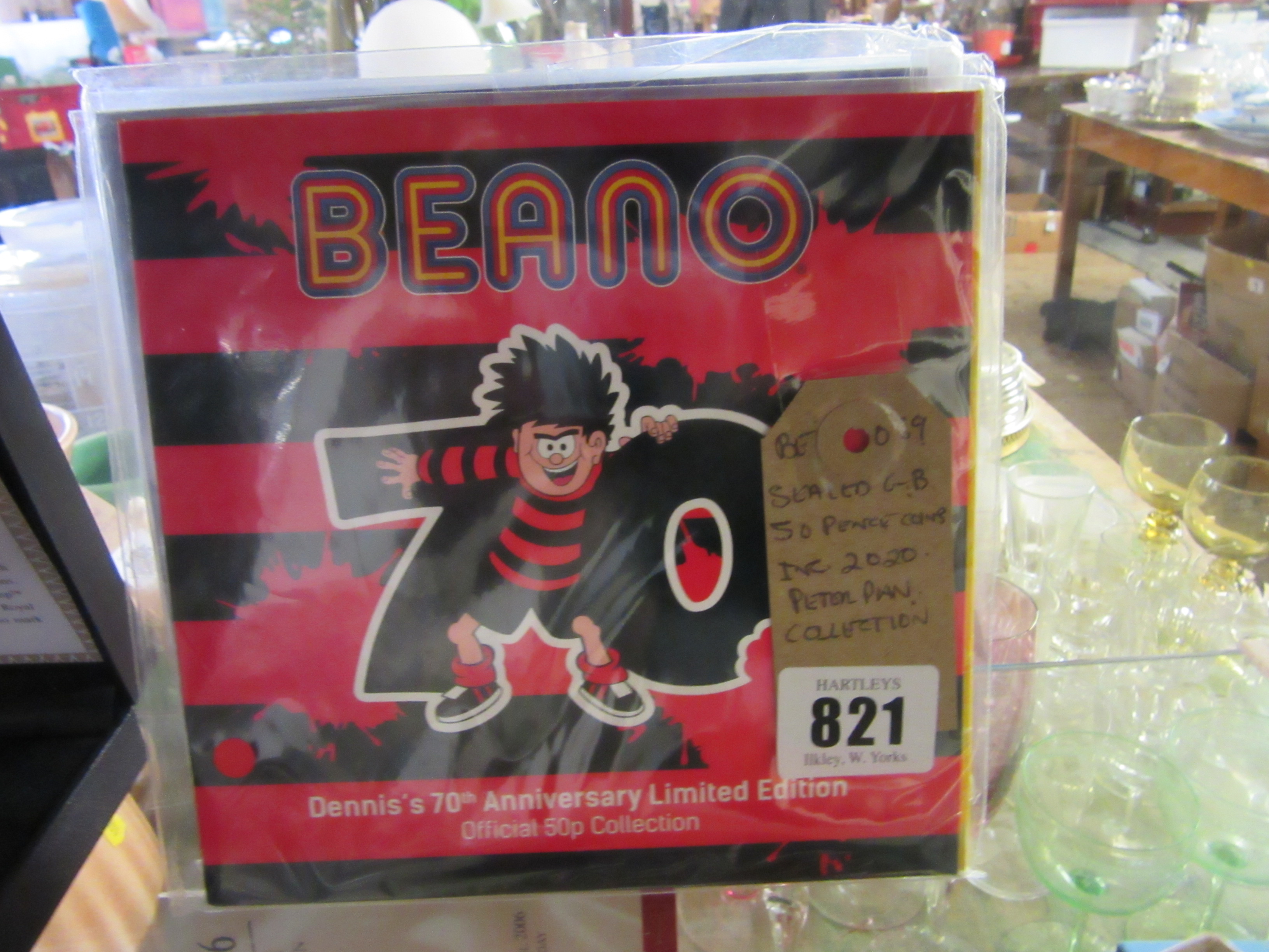 FOUR SEALED GB FIFTY PENCE COINS INCLUDING 2020 PETER PAN COLLECTION Image