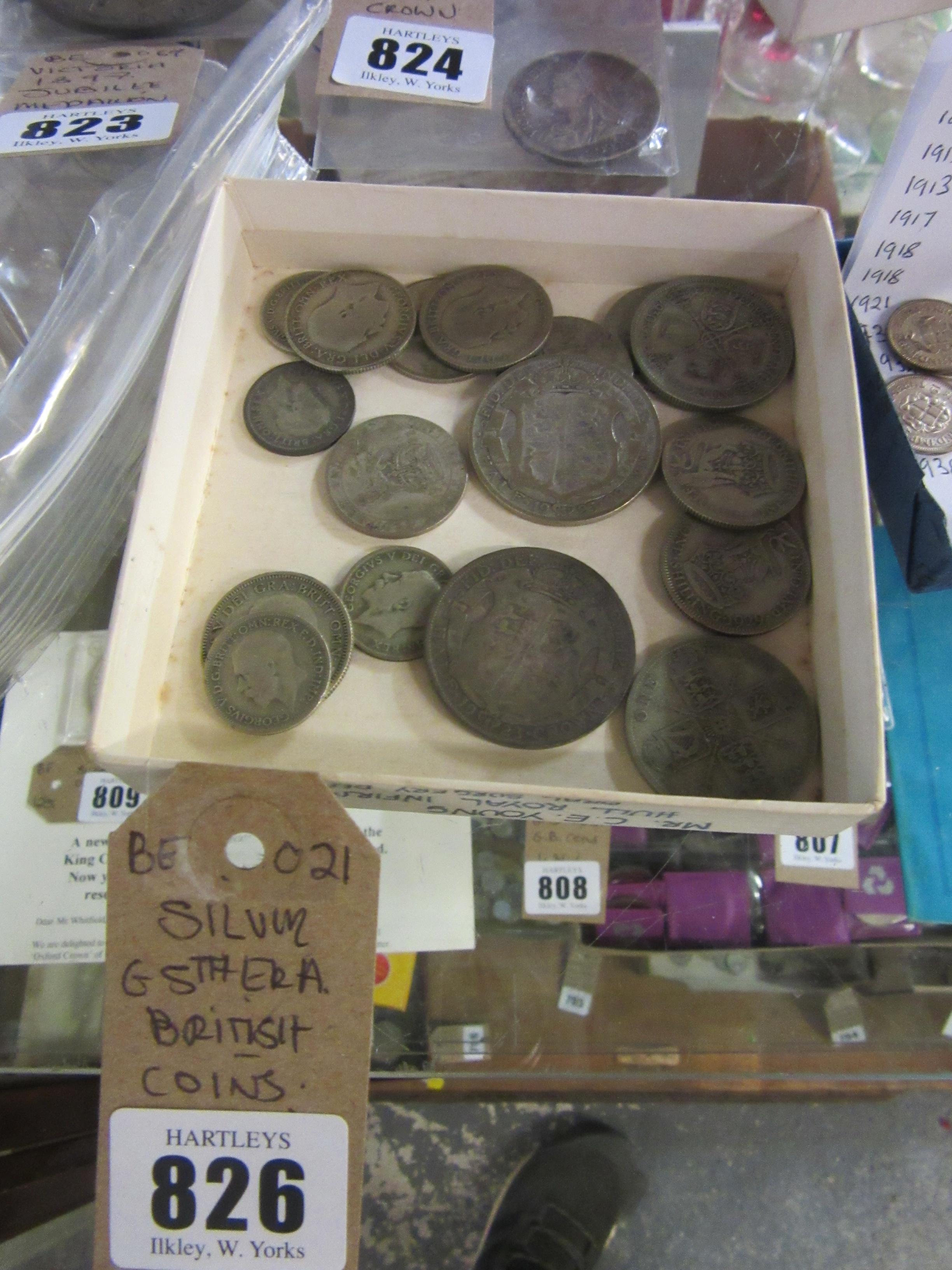 GEORGE V SILVER BRITISH COINS 111G Image