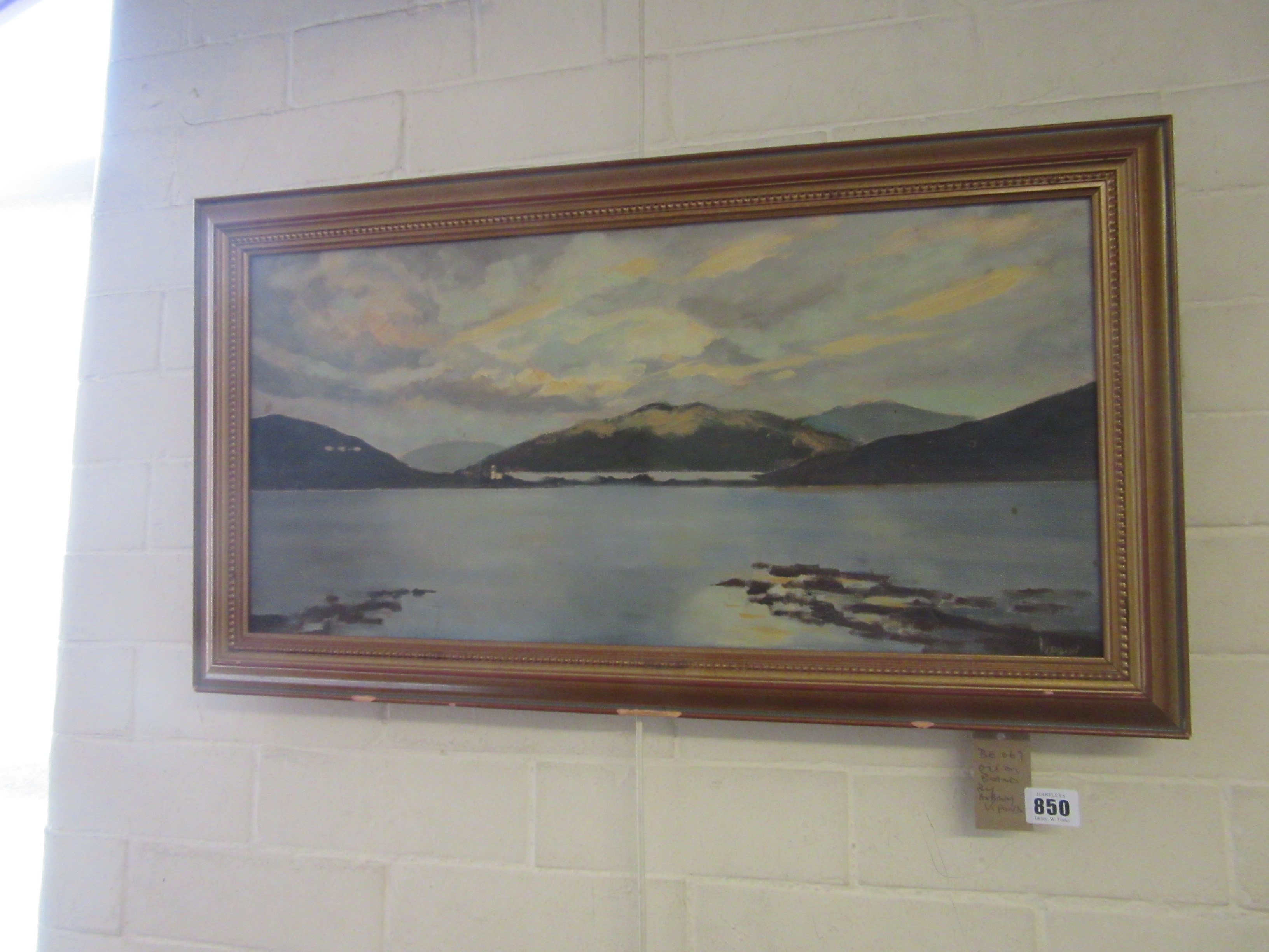 OIL ON BOARD BY AUBREY V POND Image