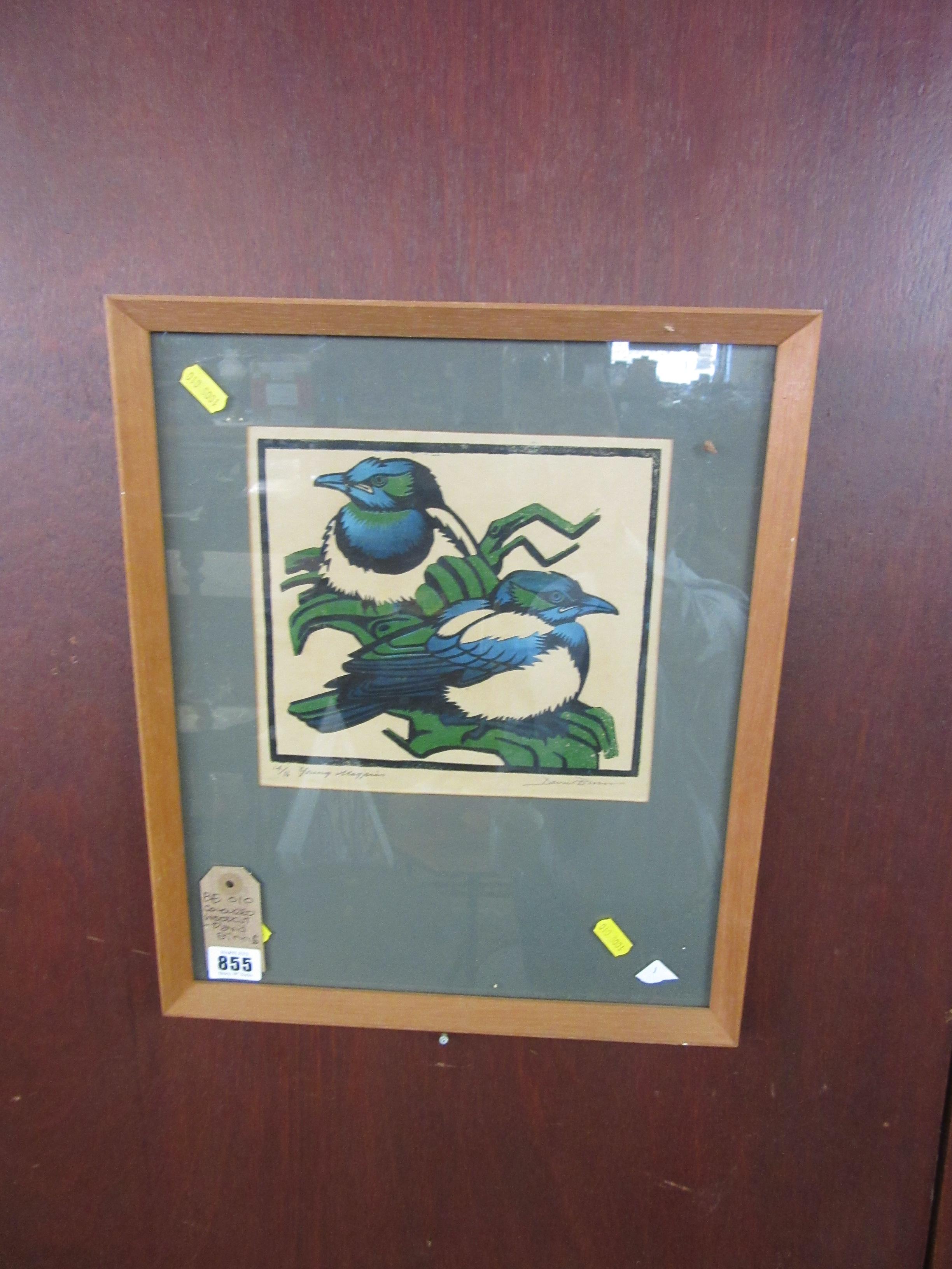 COLOURED WOODCUT BY DAVID BINNS Image