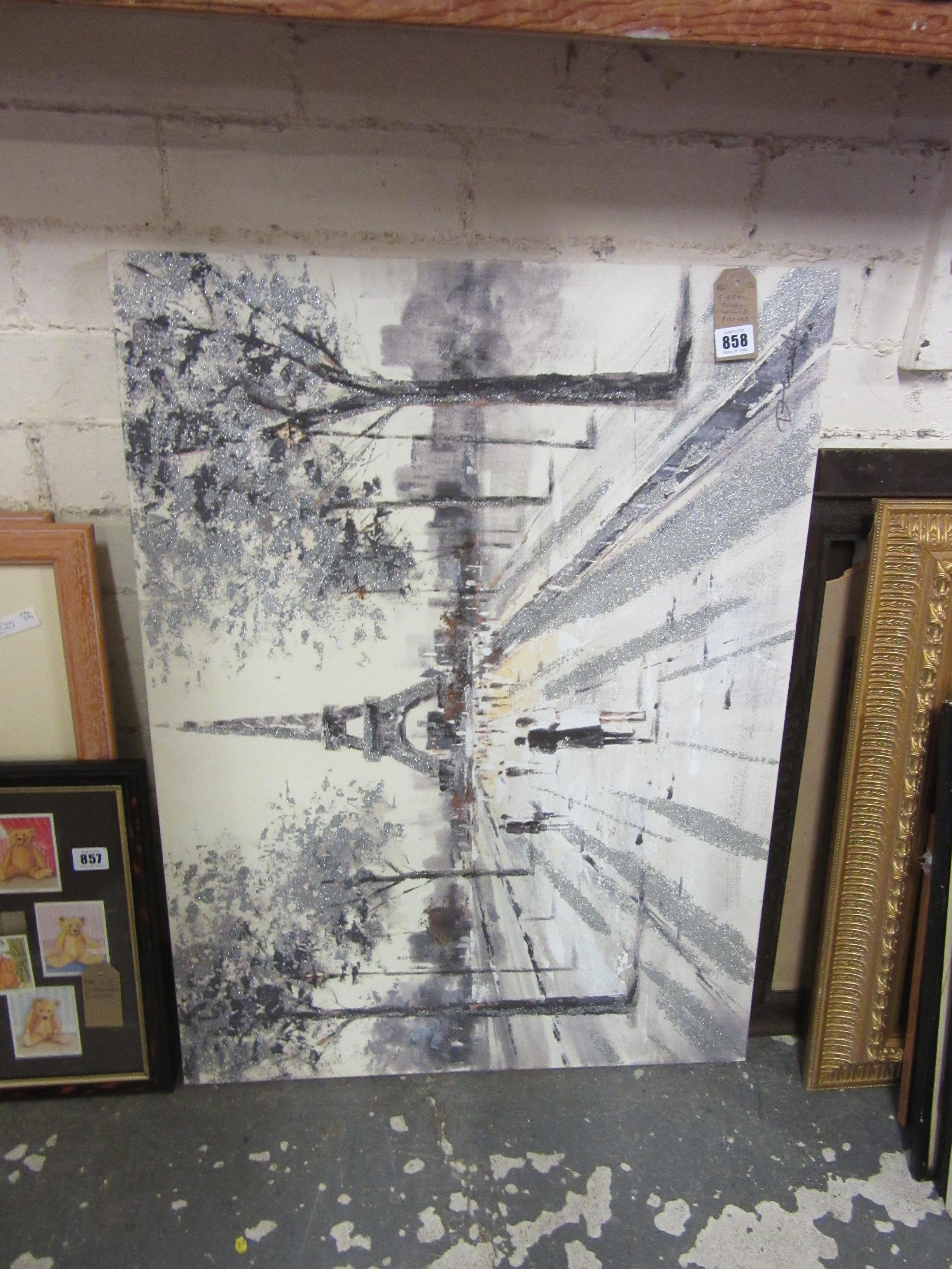 EIFFEL TOWER CANVAS PICTURE Image