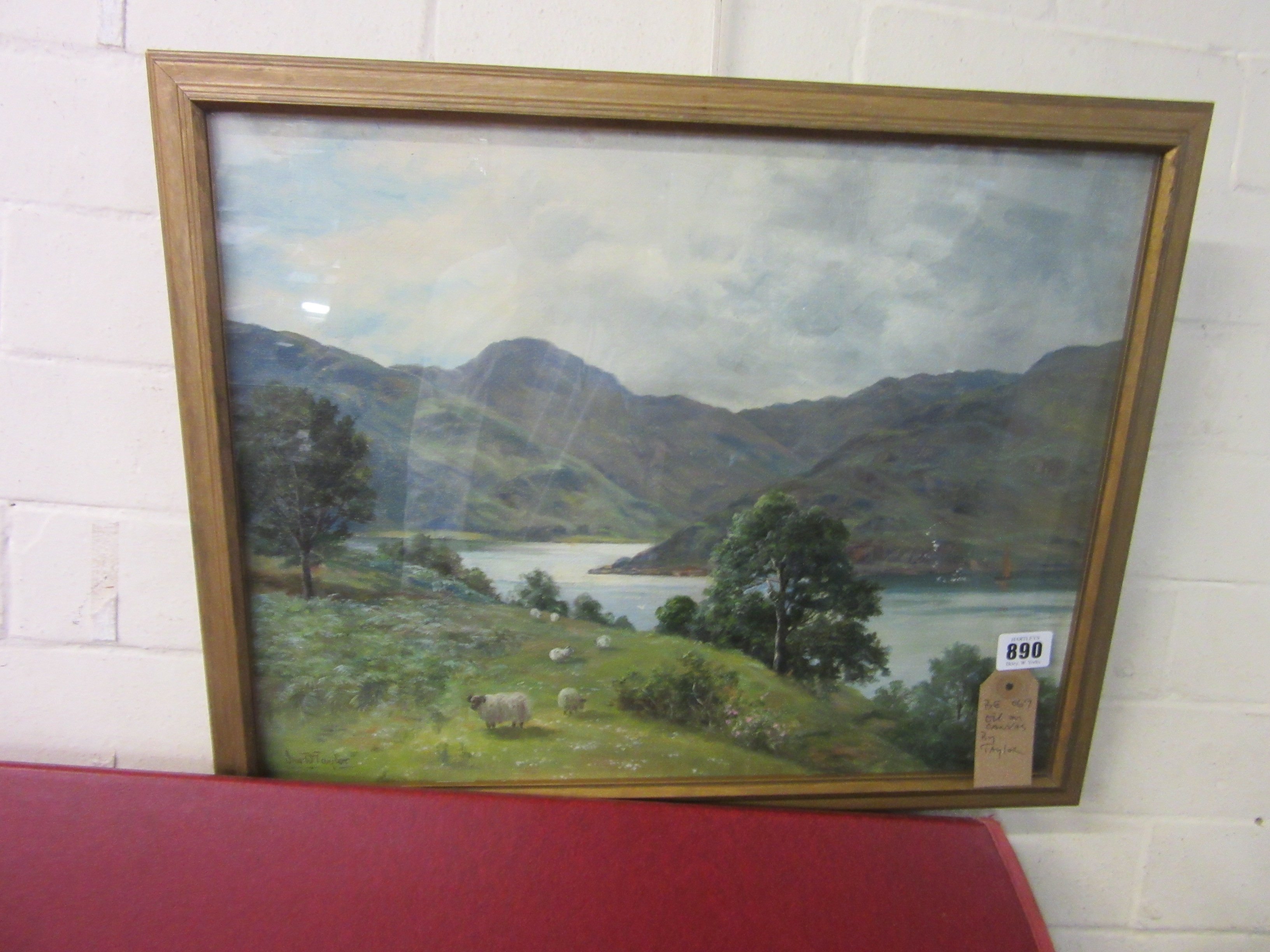 OIL ON CANVAS BY TAYLOR Image