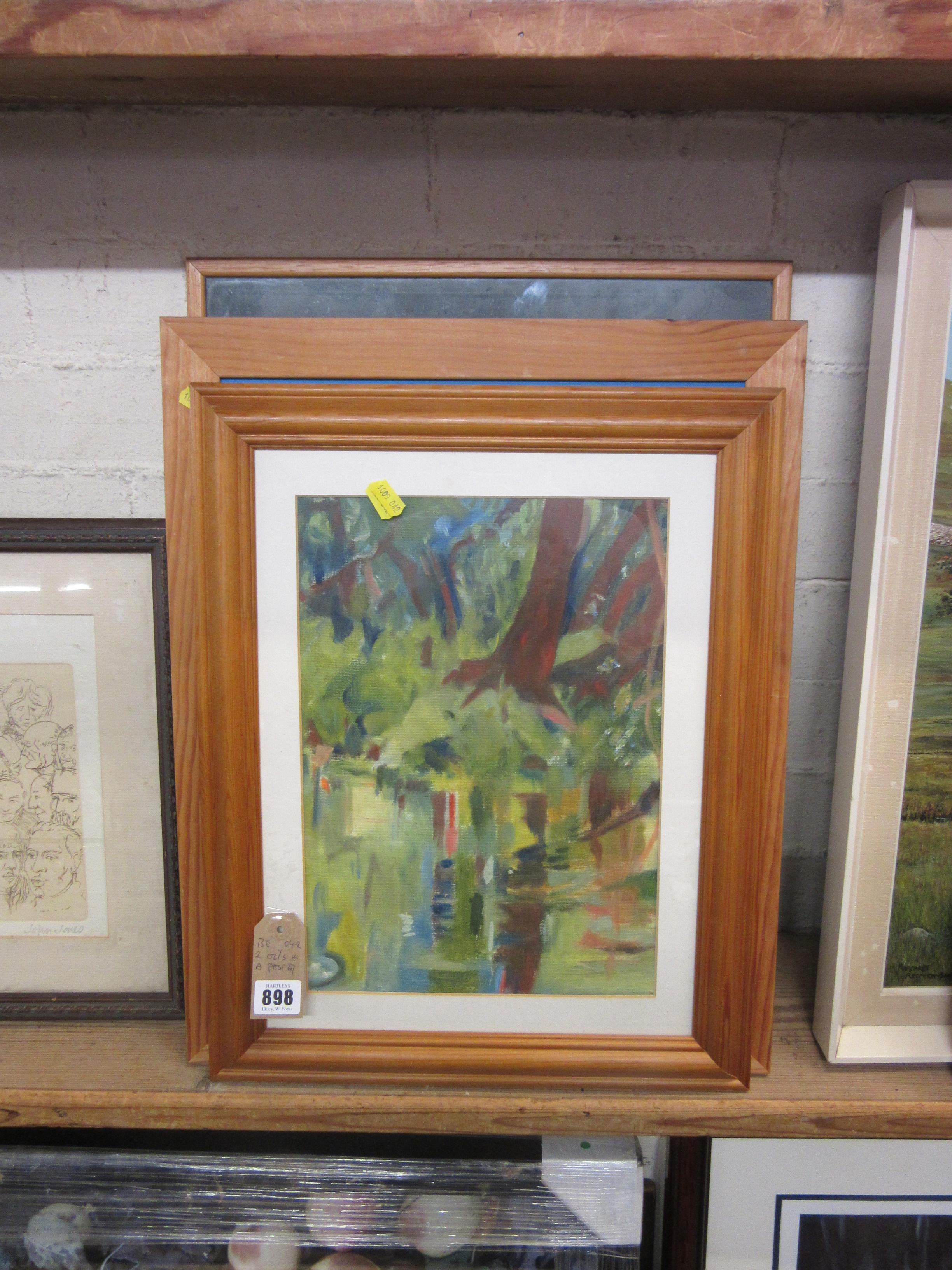 TWO OILS AND A PASTEL Image