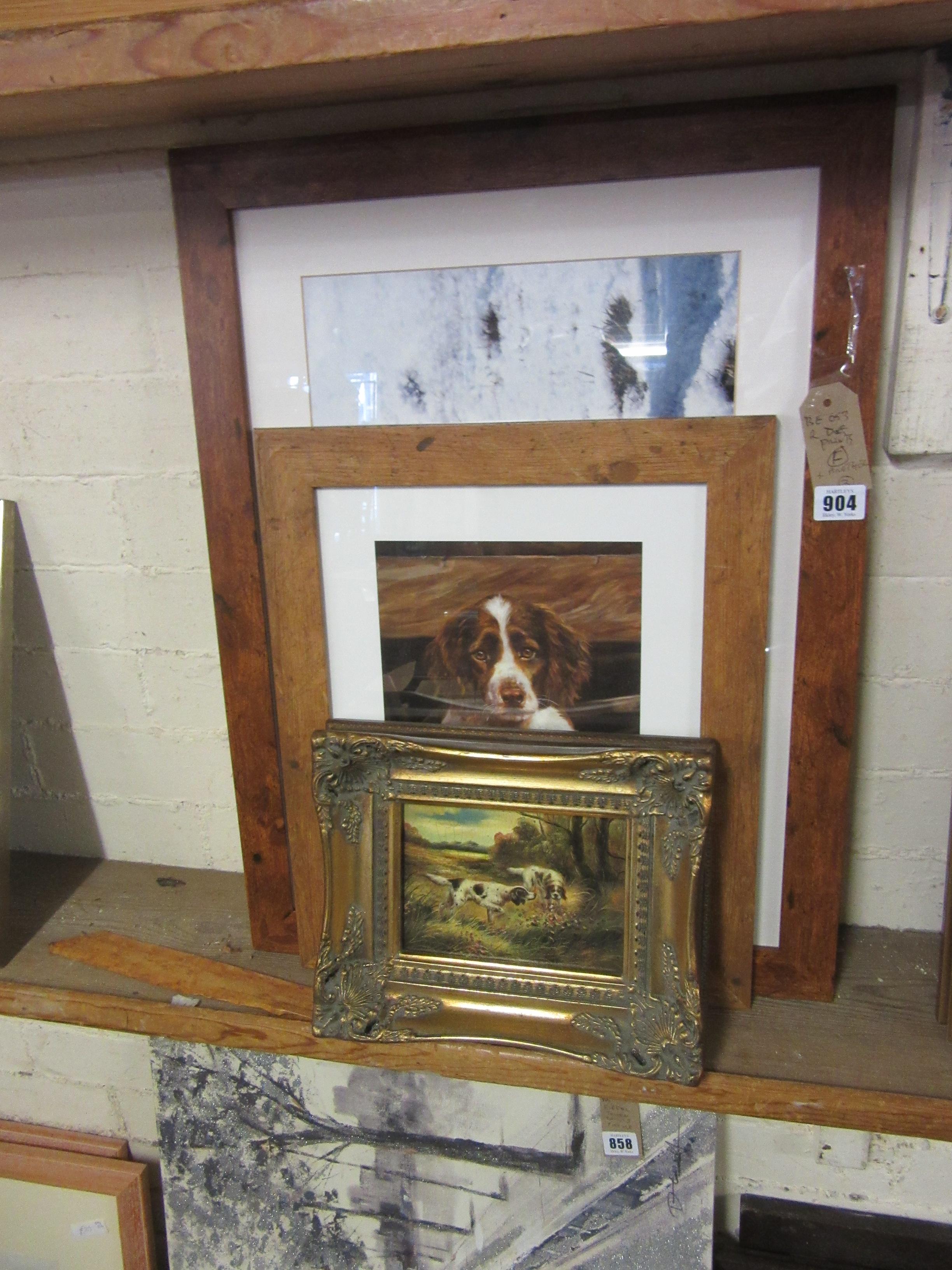 TWO DOG PRINTS AND ANOTHER Image