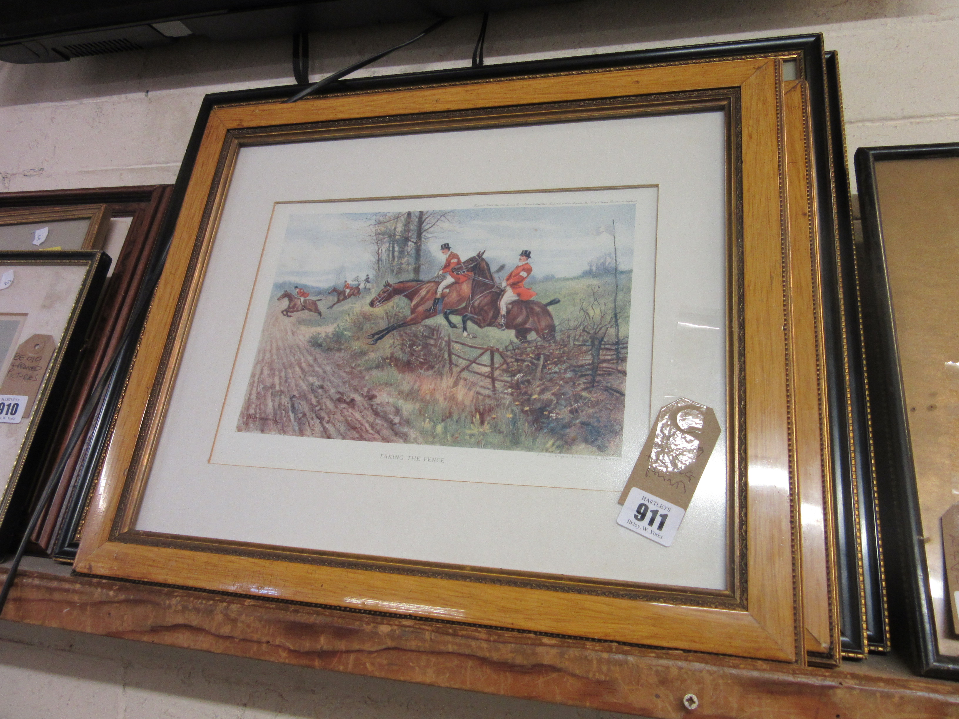 FOUR HUNTING PRINTS Image