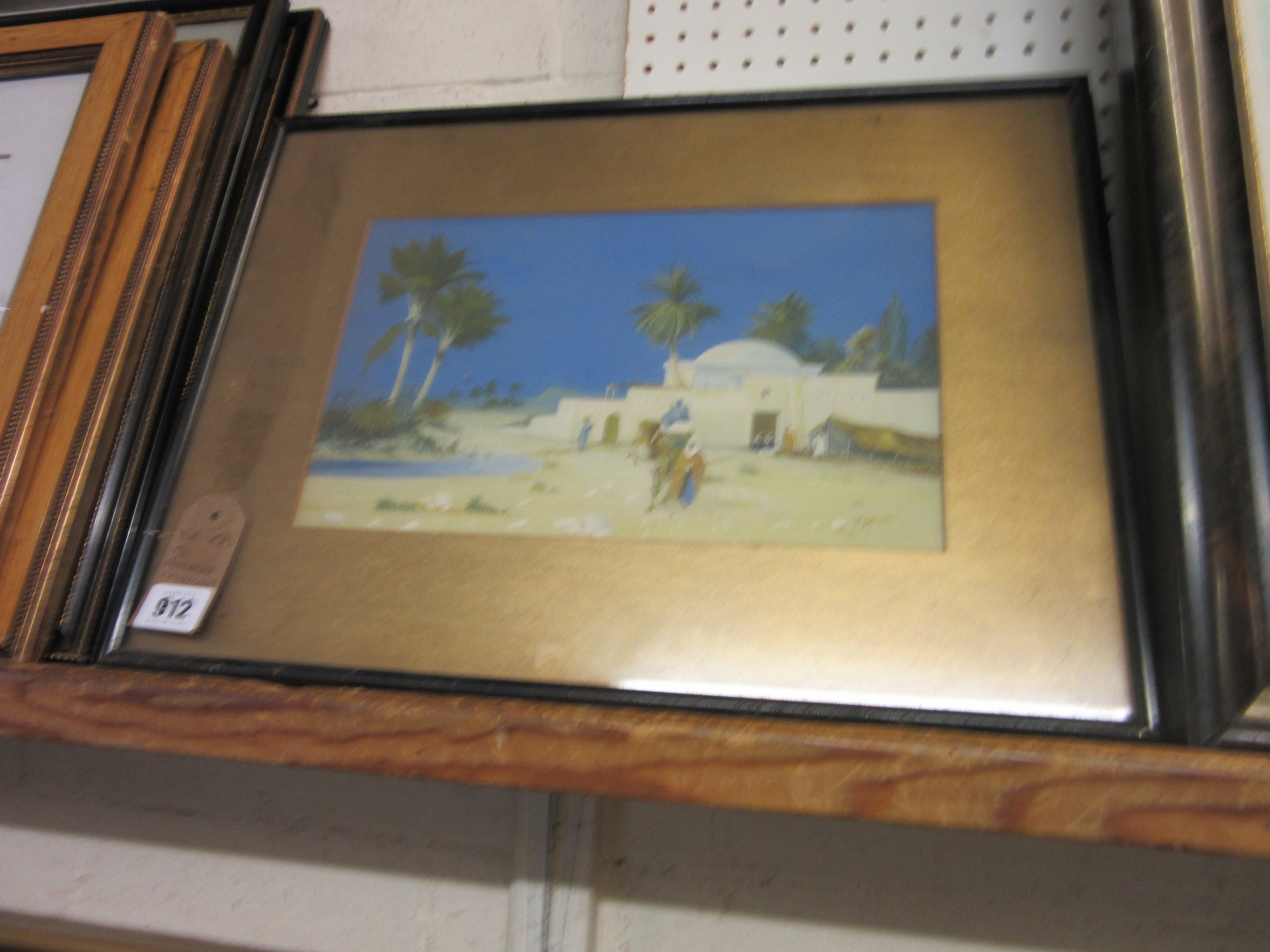 PAIR OF GOUACHE LANDSCAPES Image