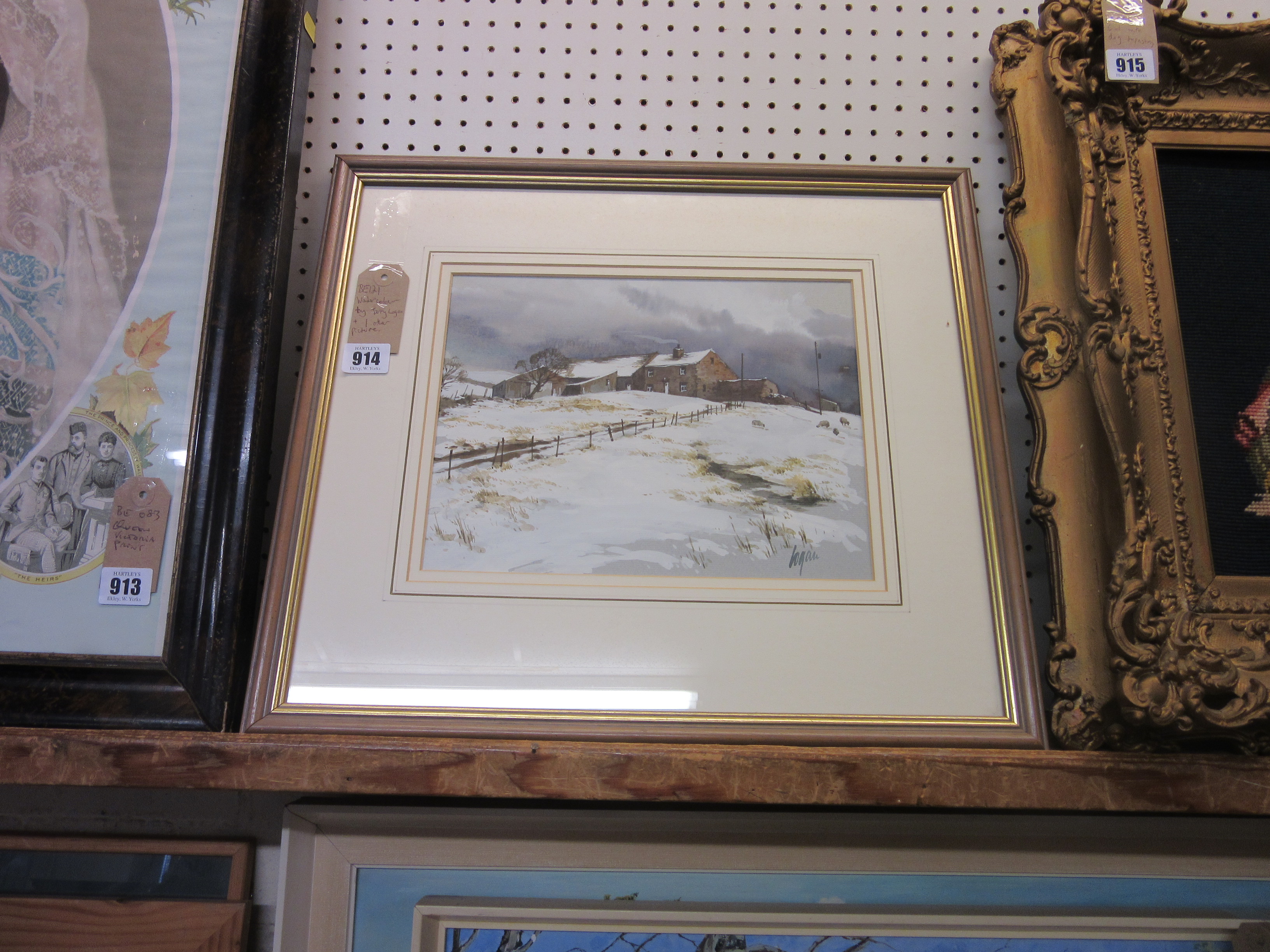 WATERCOLOUR BY TERRY LOGAN AND ANOTHER PICTURE Image