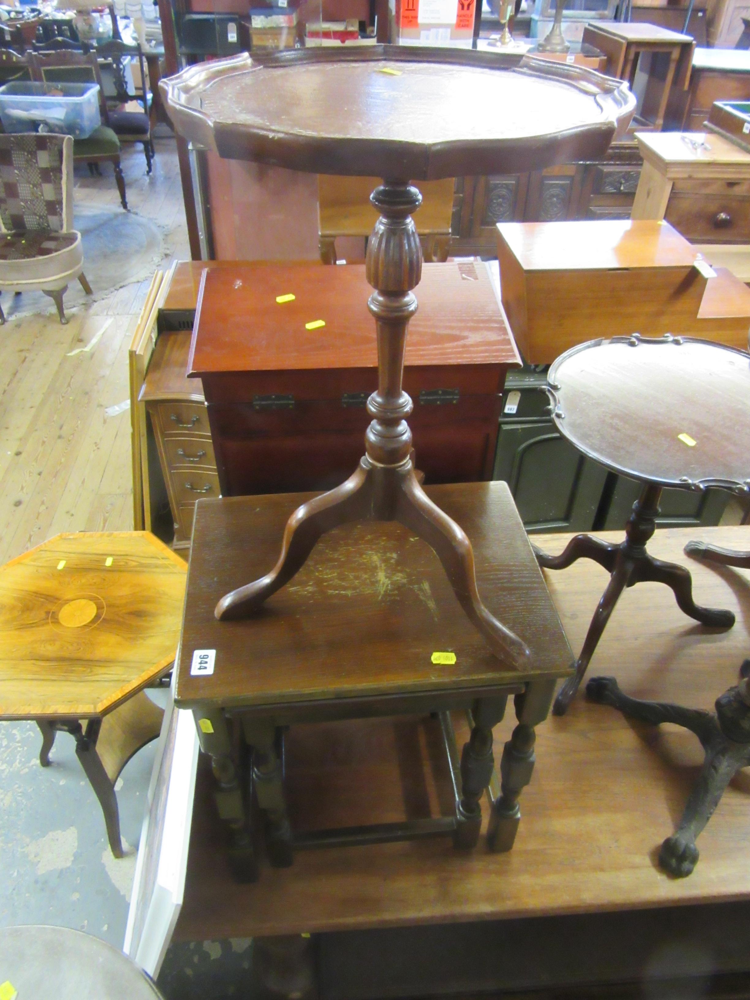 TWO TABLES AND A WINE TABLE Image