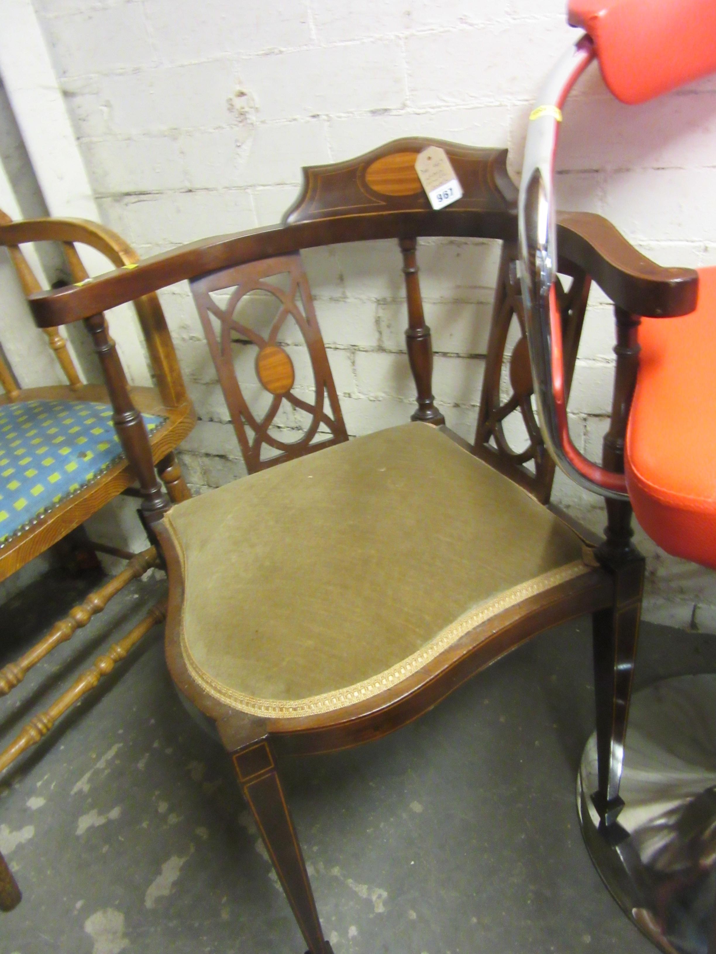 INLAID CORNER CHAIR Image