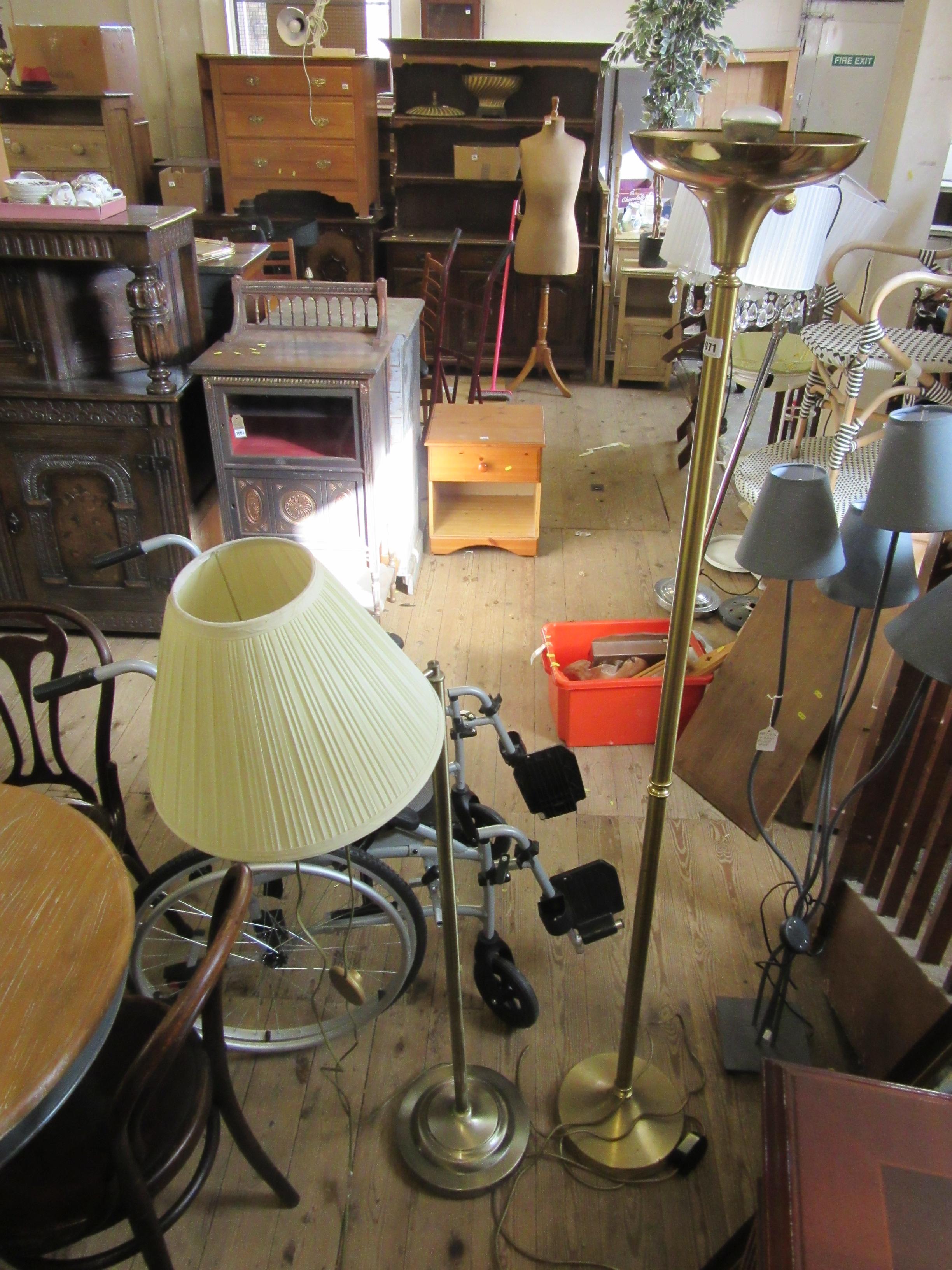 UPLIGHTER AND A STANDARD LAMP Image