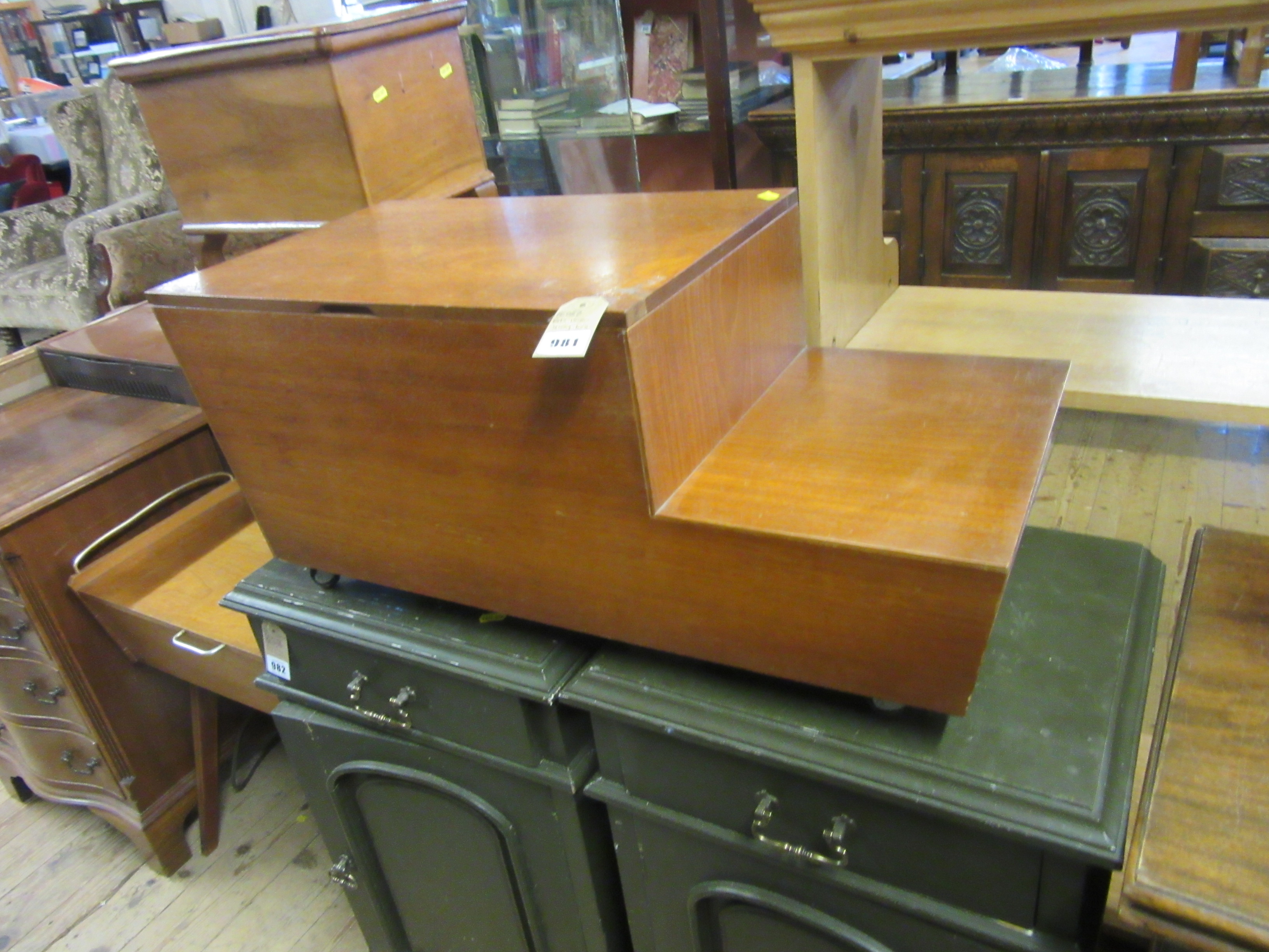 RETRO TEAK VANSON SEWING BOX Image