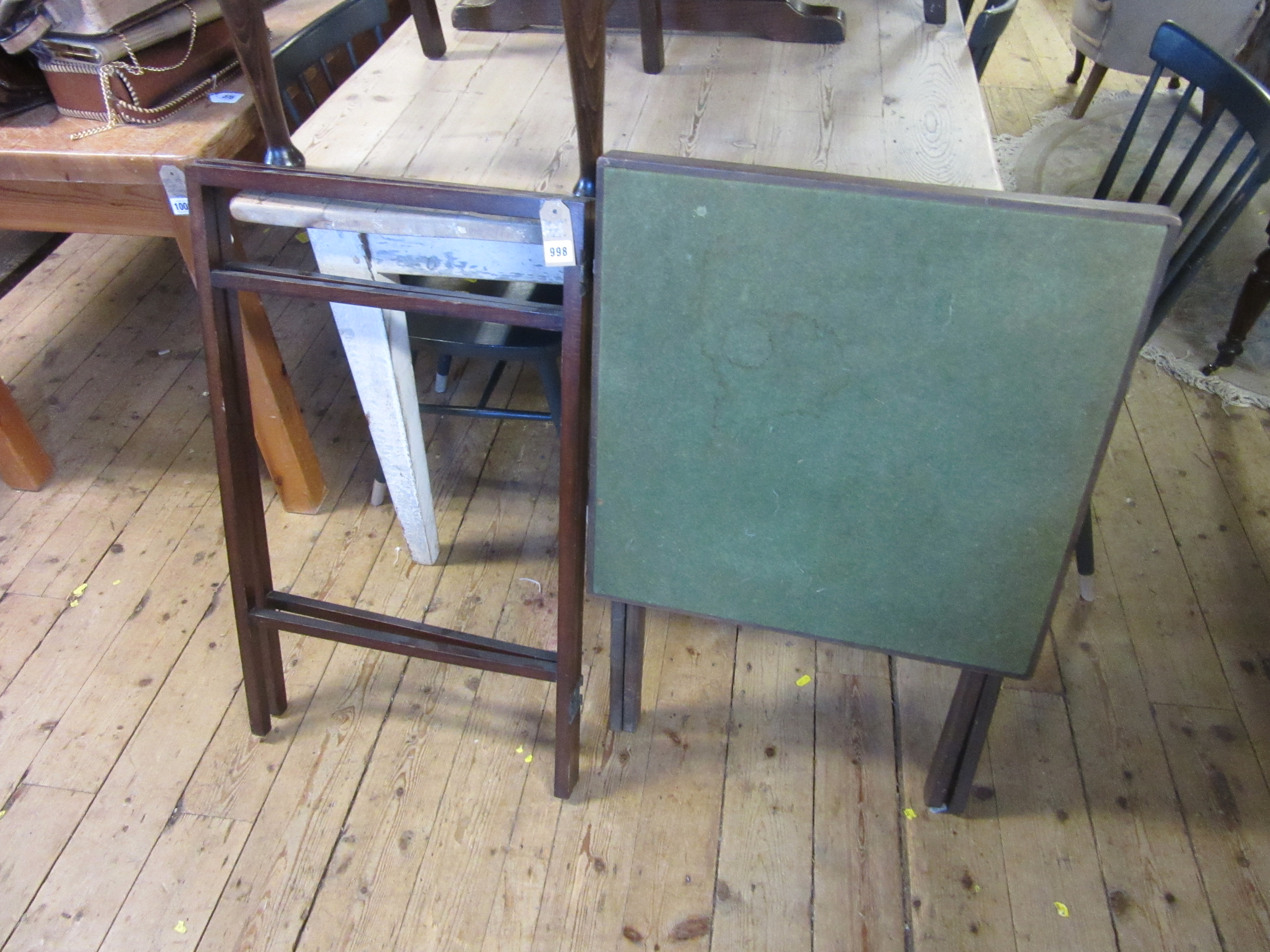CARD TABLE AND TOWEL RAIL Image