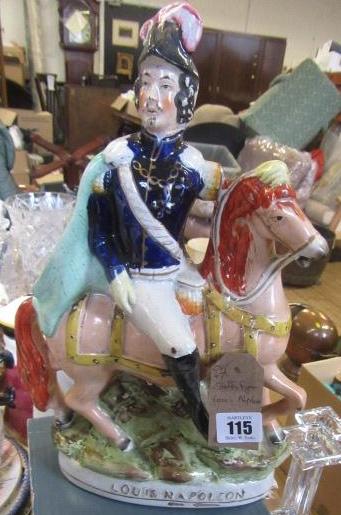 STAFFORDSHIRE FIGURE LOUIS NAPOLEON Image