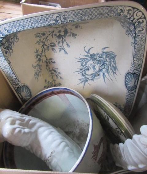 BOX OF MIXED CERAMICS Image