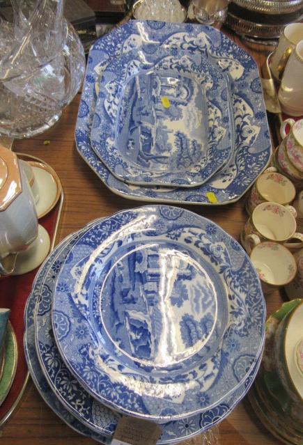 QUANTIY OF SPODE CERAMICS INCLUDING TWO MEAT PLATES Image