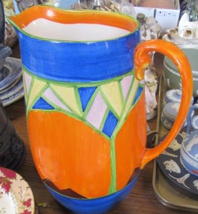 BARKER BROS ARABESQUE JUG AND ROYAL WORCESTER CRUET Image